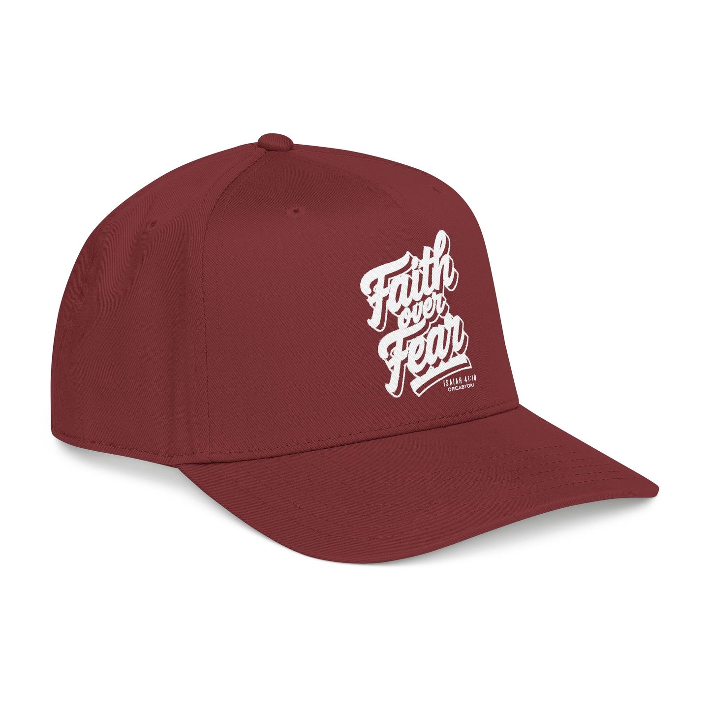 Faith Over Fear Baseball Cap – Faith-Inspired Isaiah 41:10 Hat