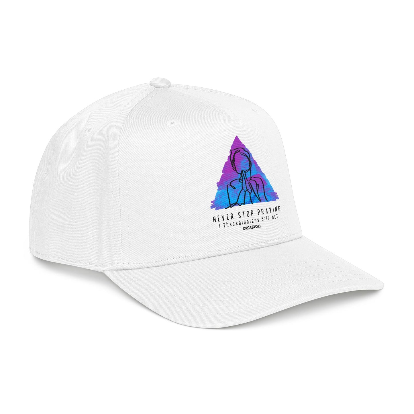 Never Stop Praying Baseball Cap – Faith-Inspired 1 Thessalonians 5:17 Hat