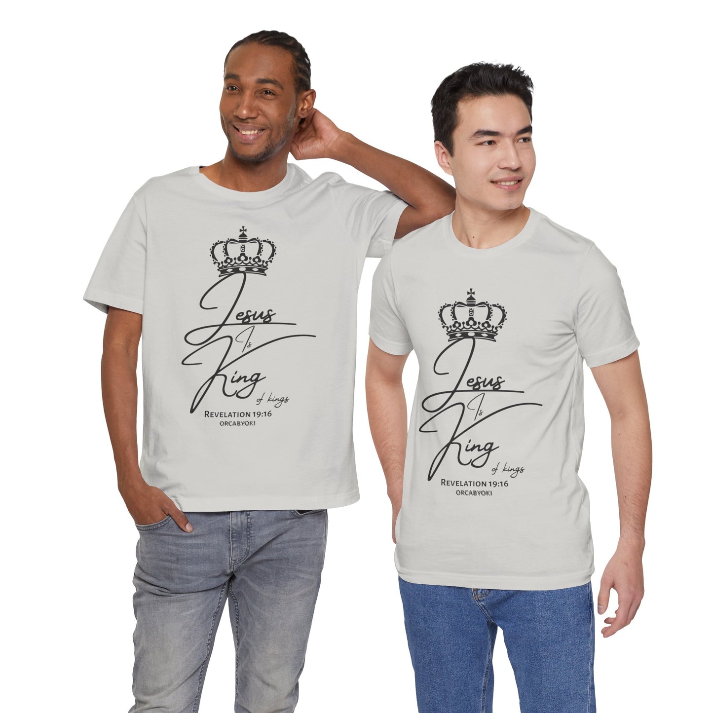 Jesus is King Christian Graphic Tee