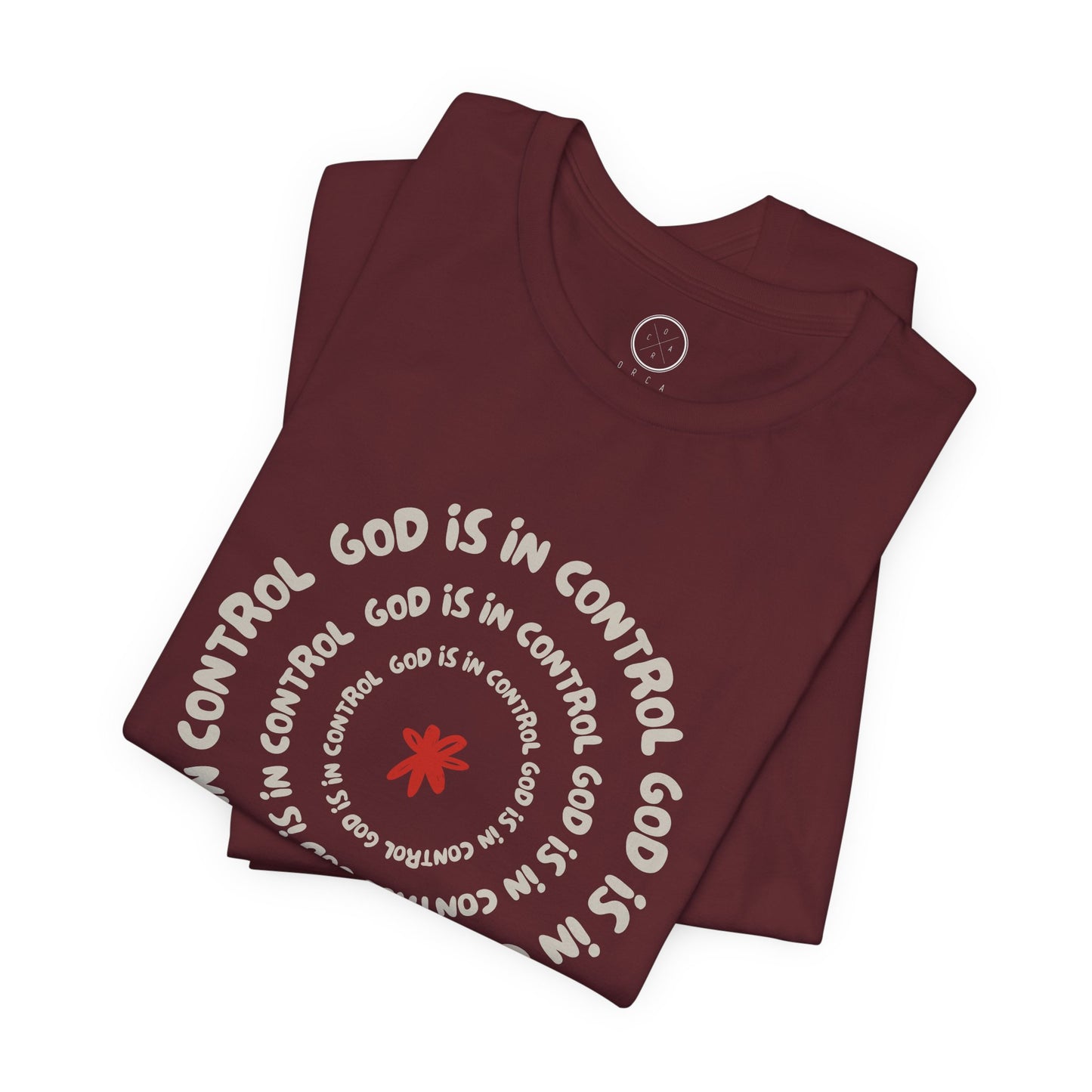 God Is In Control Faith Reminder Tee