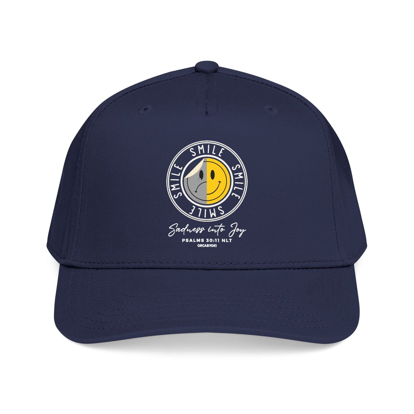 Sadness Into Joy Baseball Cap — Smiley Cap