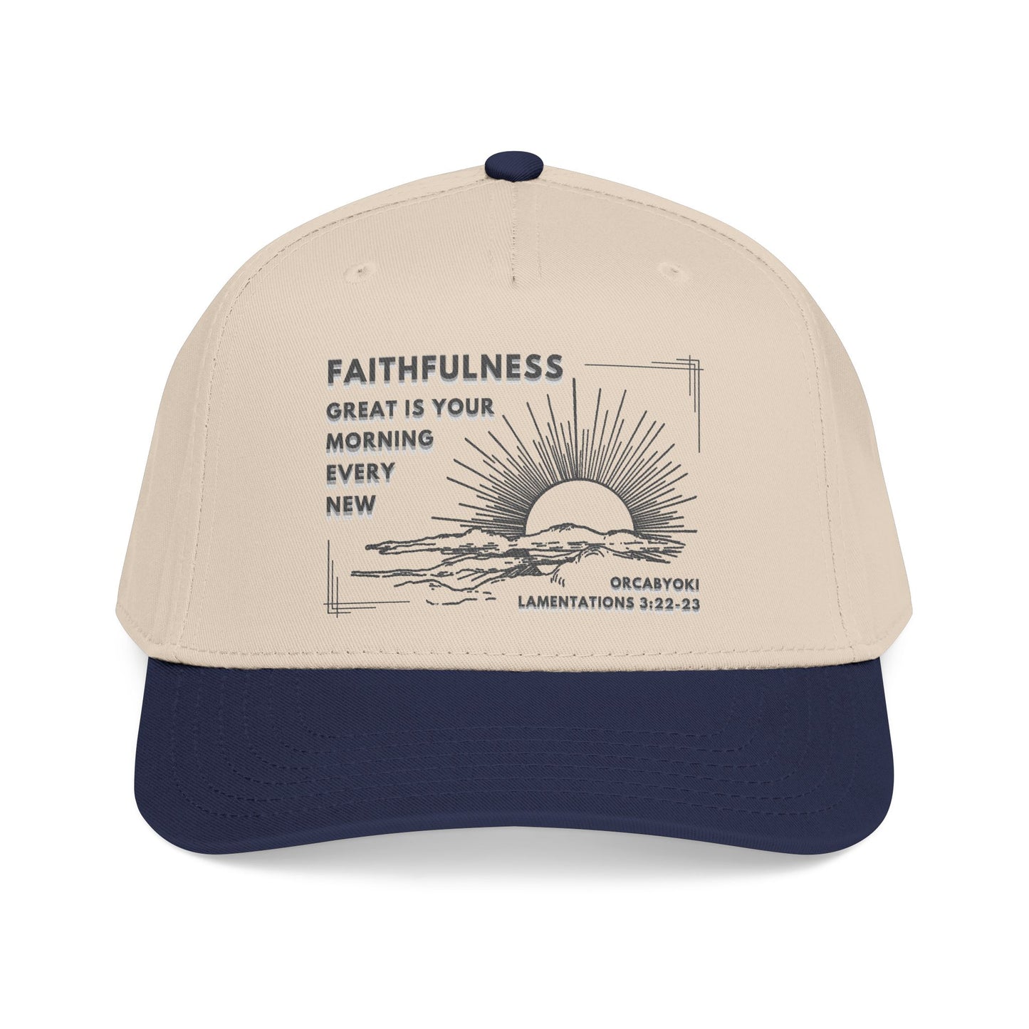 Grace Is Your Faithfulness Baseball Cap – Faith-Inspired Lamentation 3:22-23 Hat