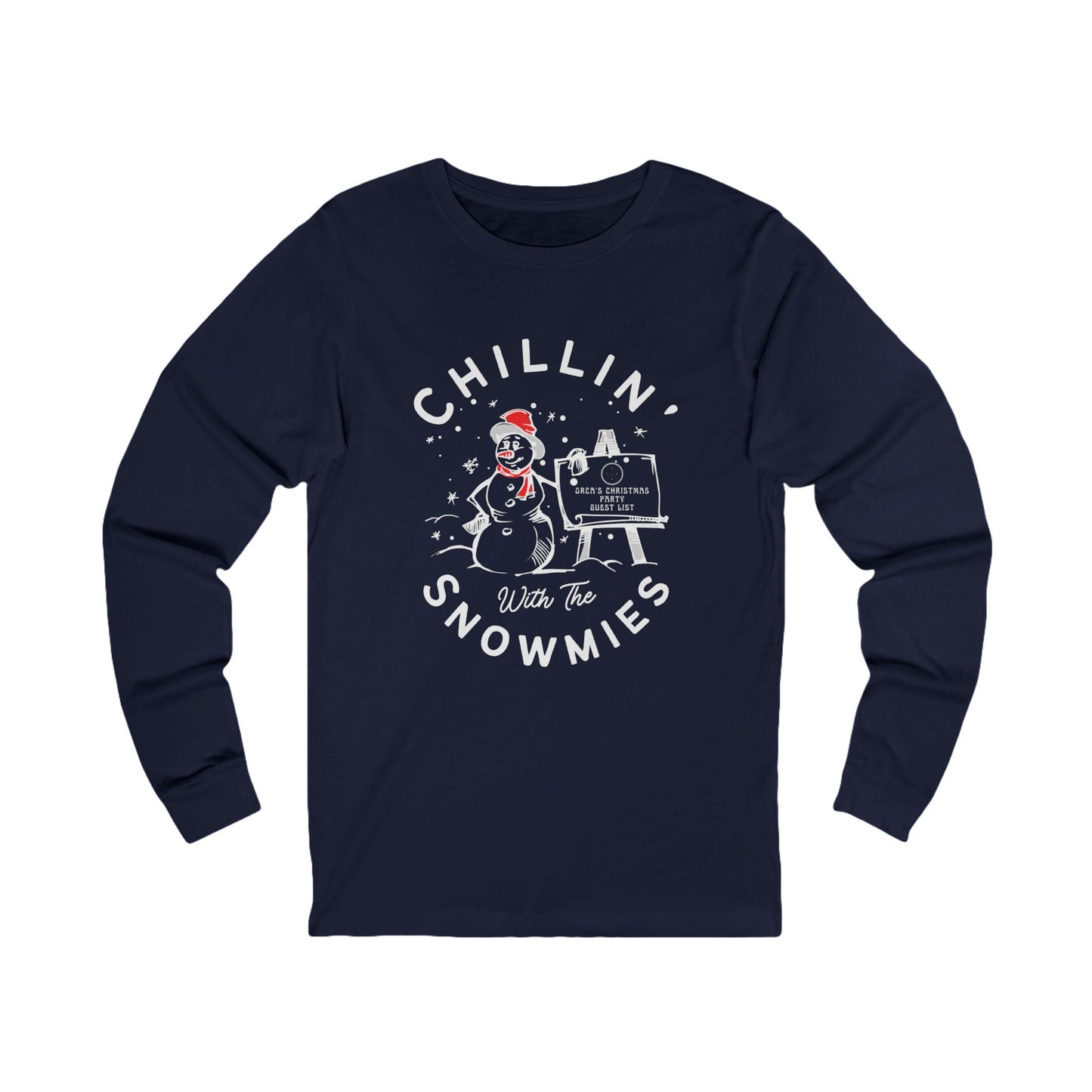 Christmas Chillin' Snowmie Long Sleeve Tee