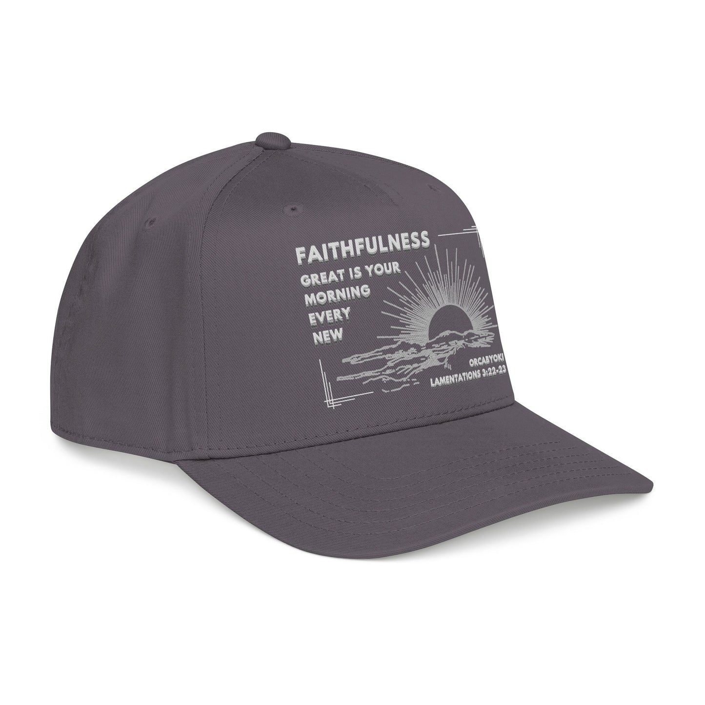 Grace Is Your Faithfulness Baseball Cap – Faith-Inspired Lamentation 3:22-23 Hat