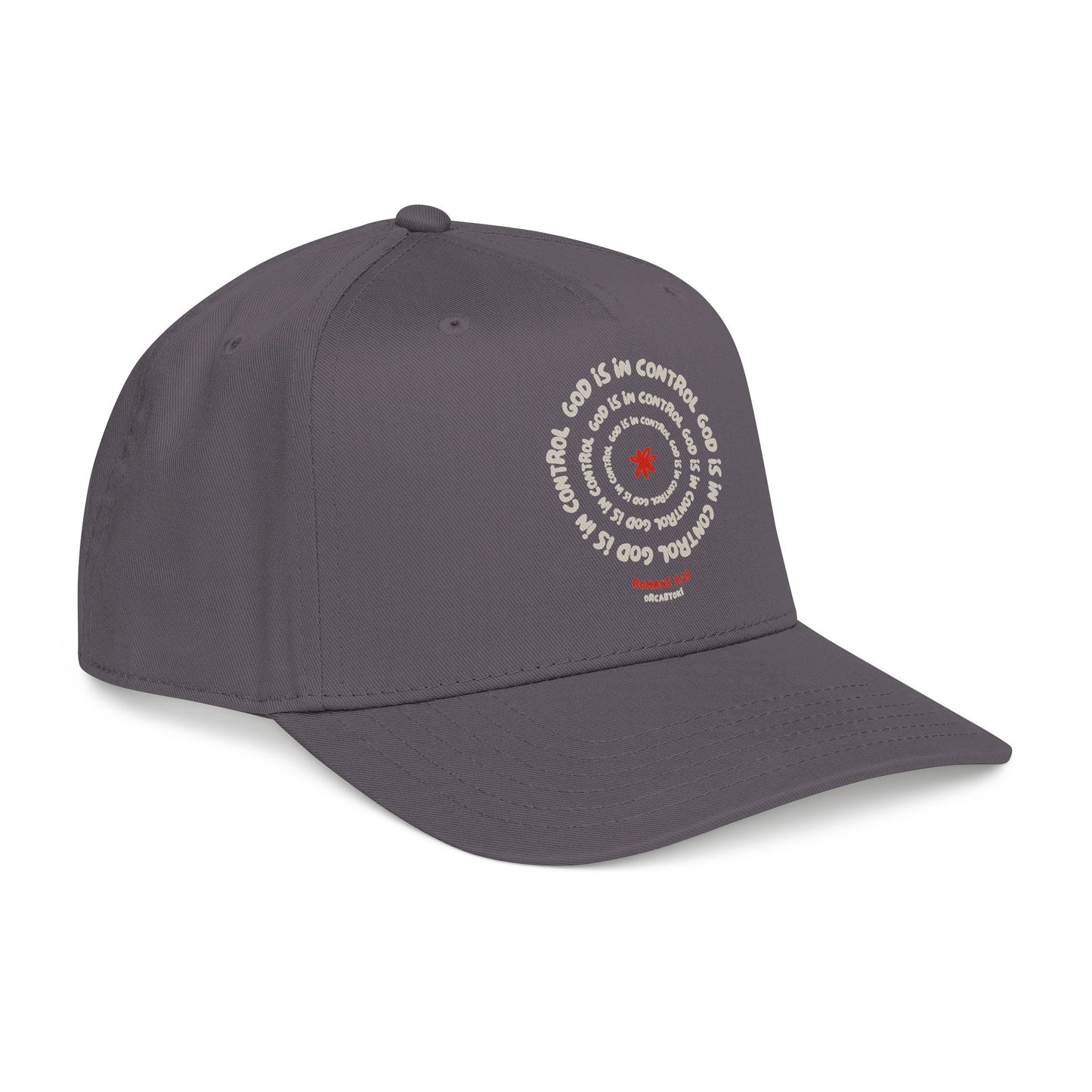 God Is In Control Baseball Cap – Faith-Inspired Romans 8:28 Hat