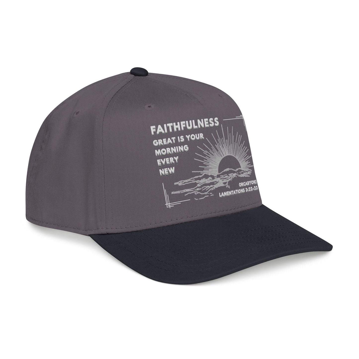 Grace Is Your Faithfulness Baseball Cap – Faith-Inspired Lamentation 3:22-23 Hat