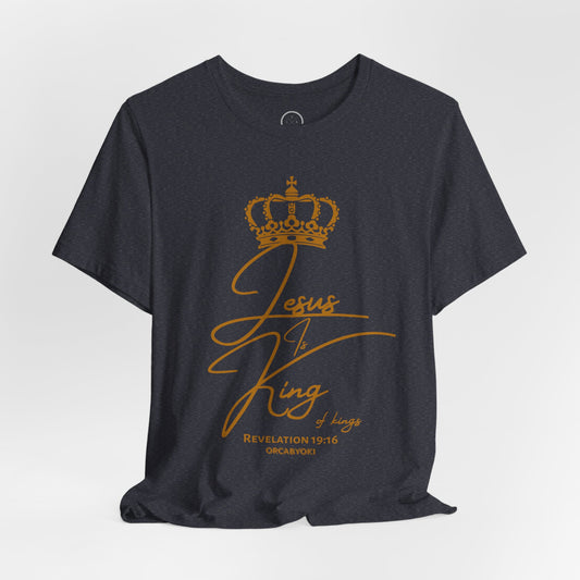 Jesus is King Christian Graphic Tee