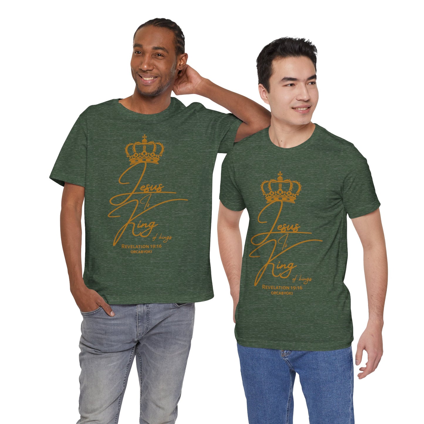 Jesus is King Christian Graphic Tee