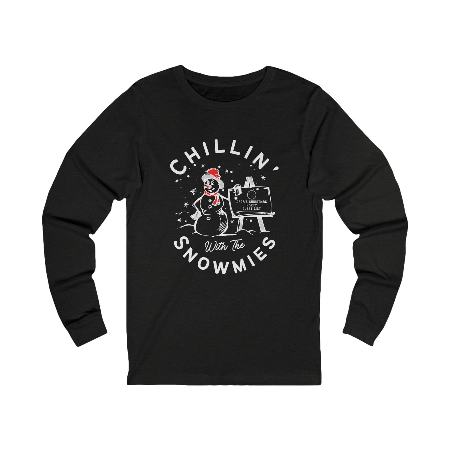 Christmas Chillin' Snowmie Long Sleeve Tee