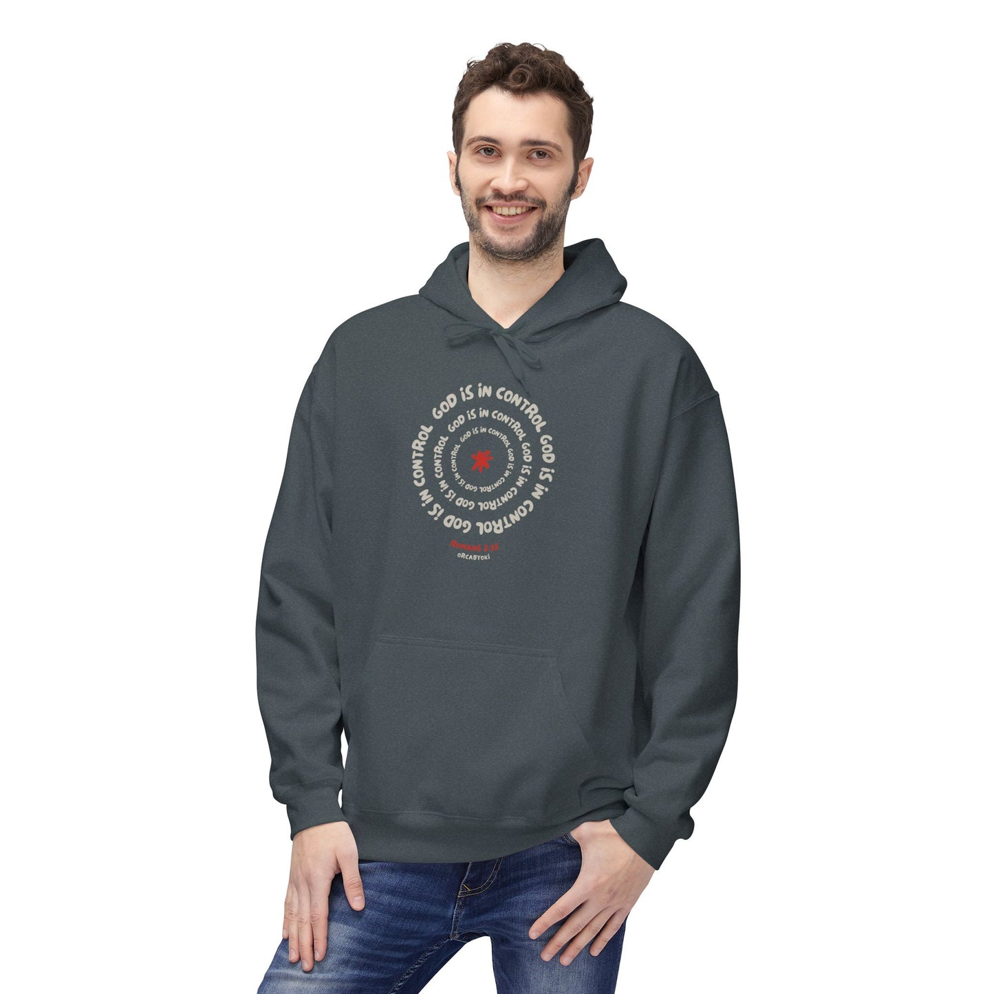 God is In Control Fleece Hoodie