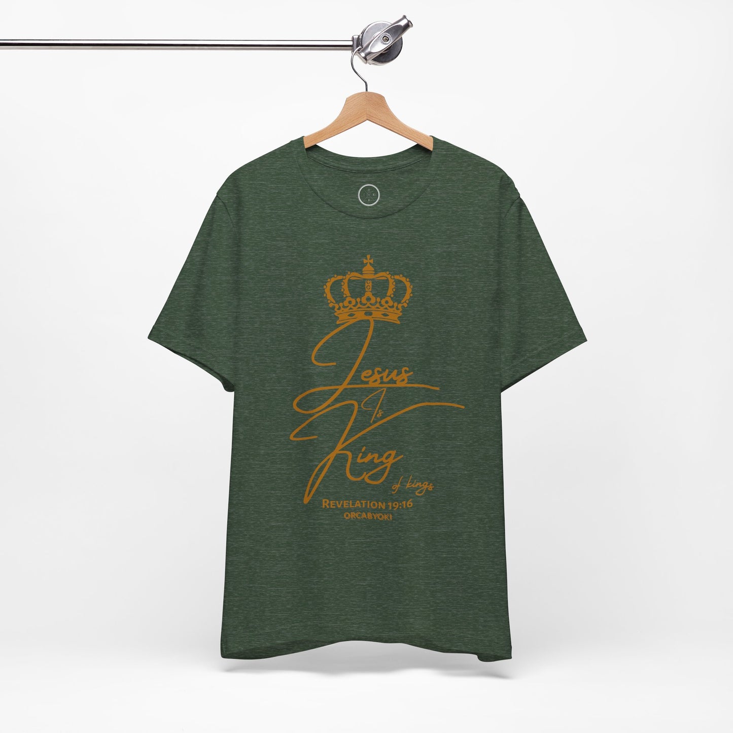Jesus is King Christian Graphic Tee