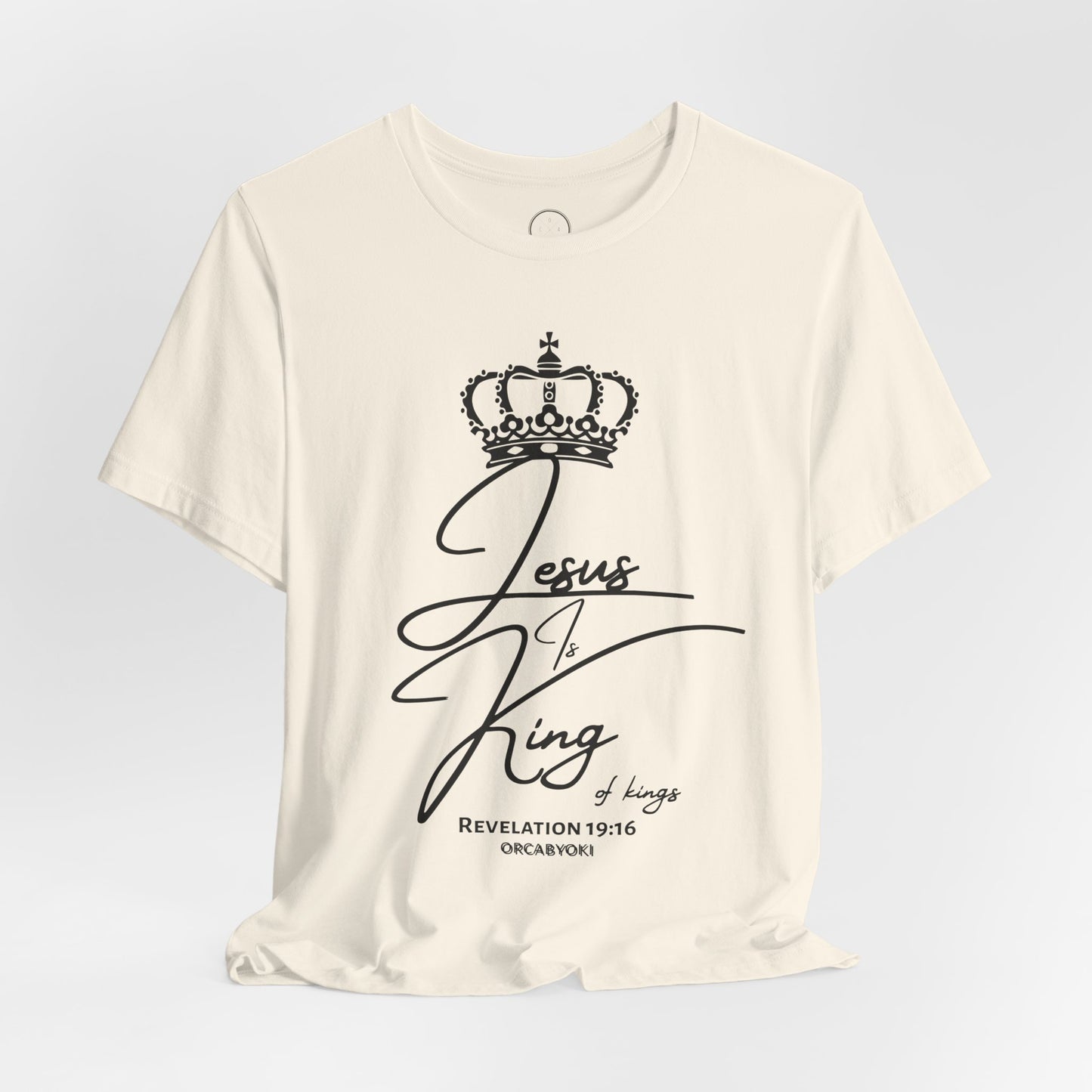 Jesus is King Christian Graphic Tee