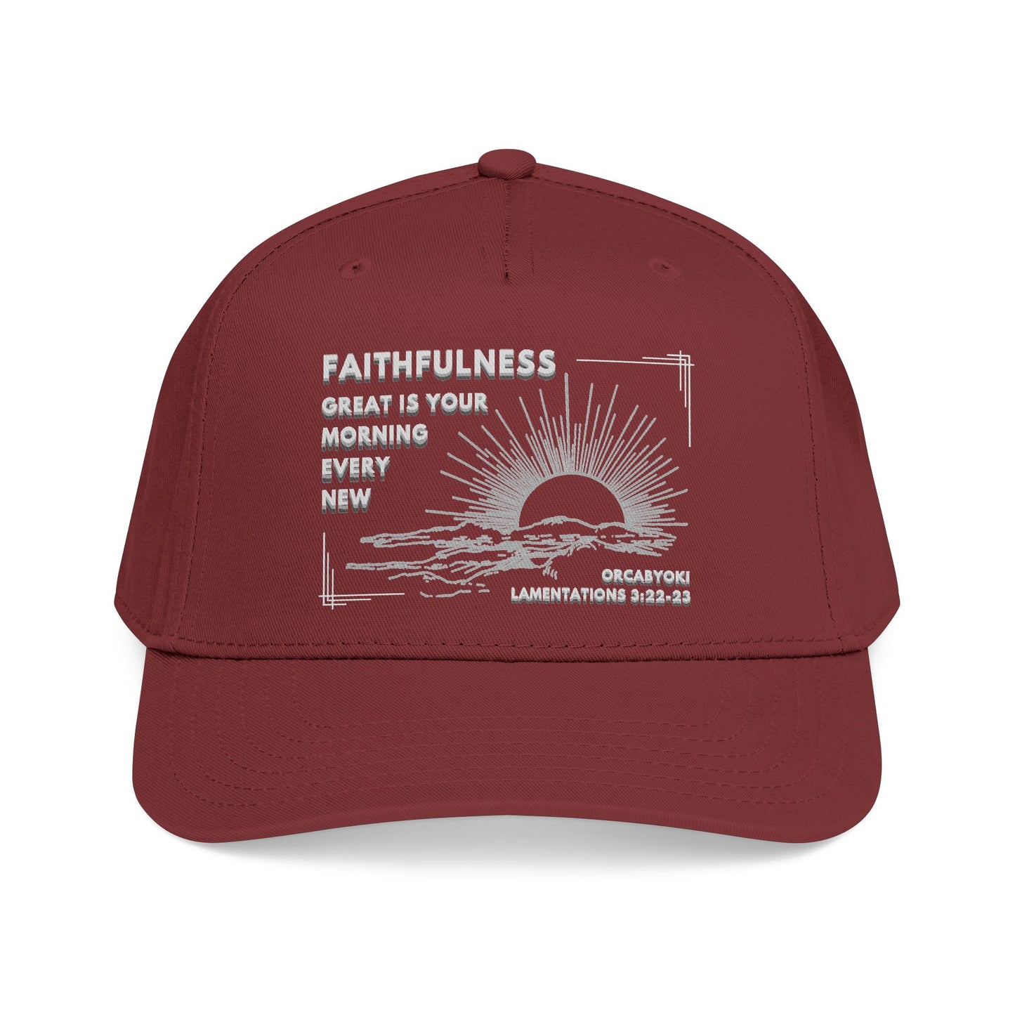 Grace Is Your Faithfulness Baseball Cap – Faith-Inspired Lamentation 3:22-23 Hat
