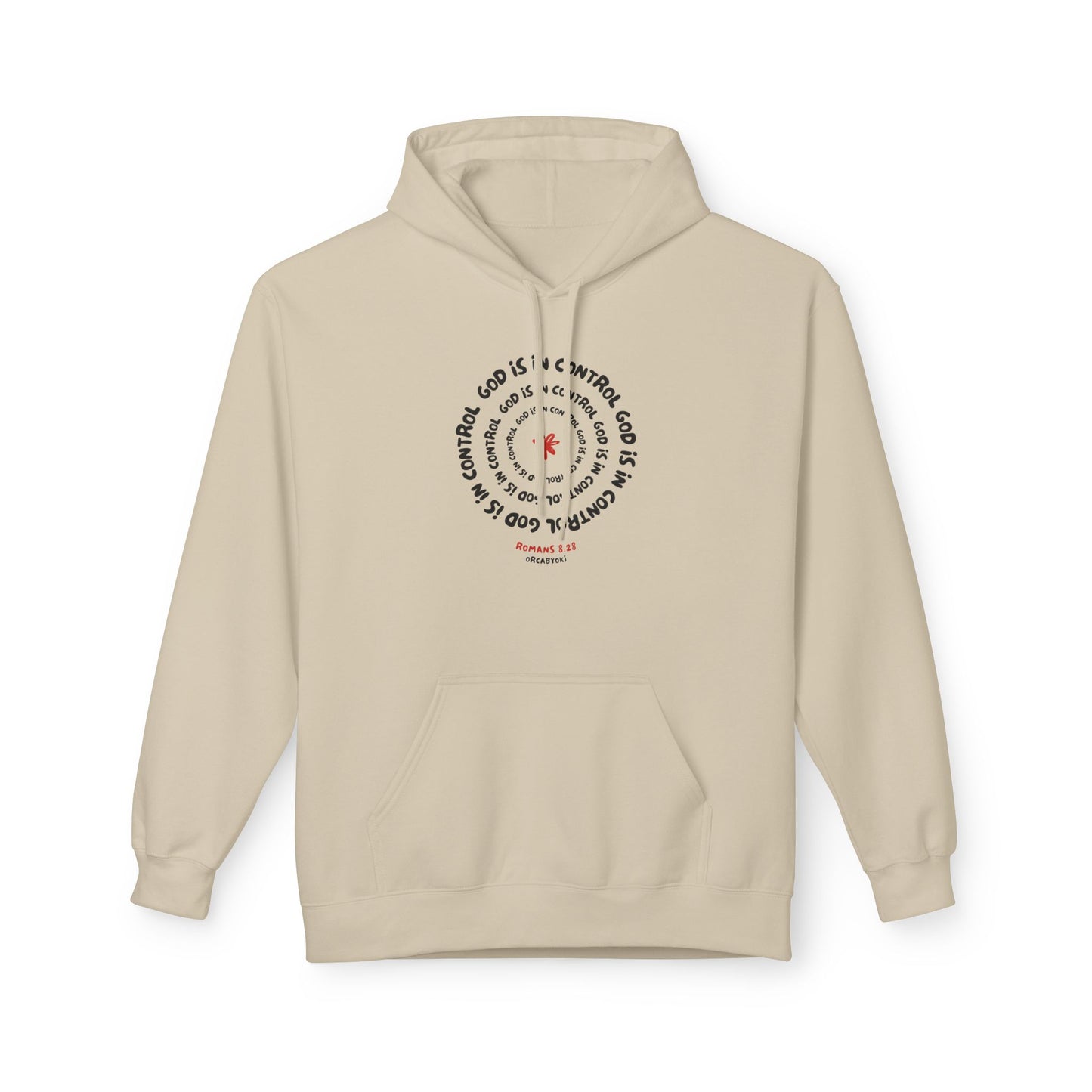 God is In Control Fleece Hoodie