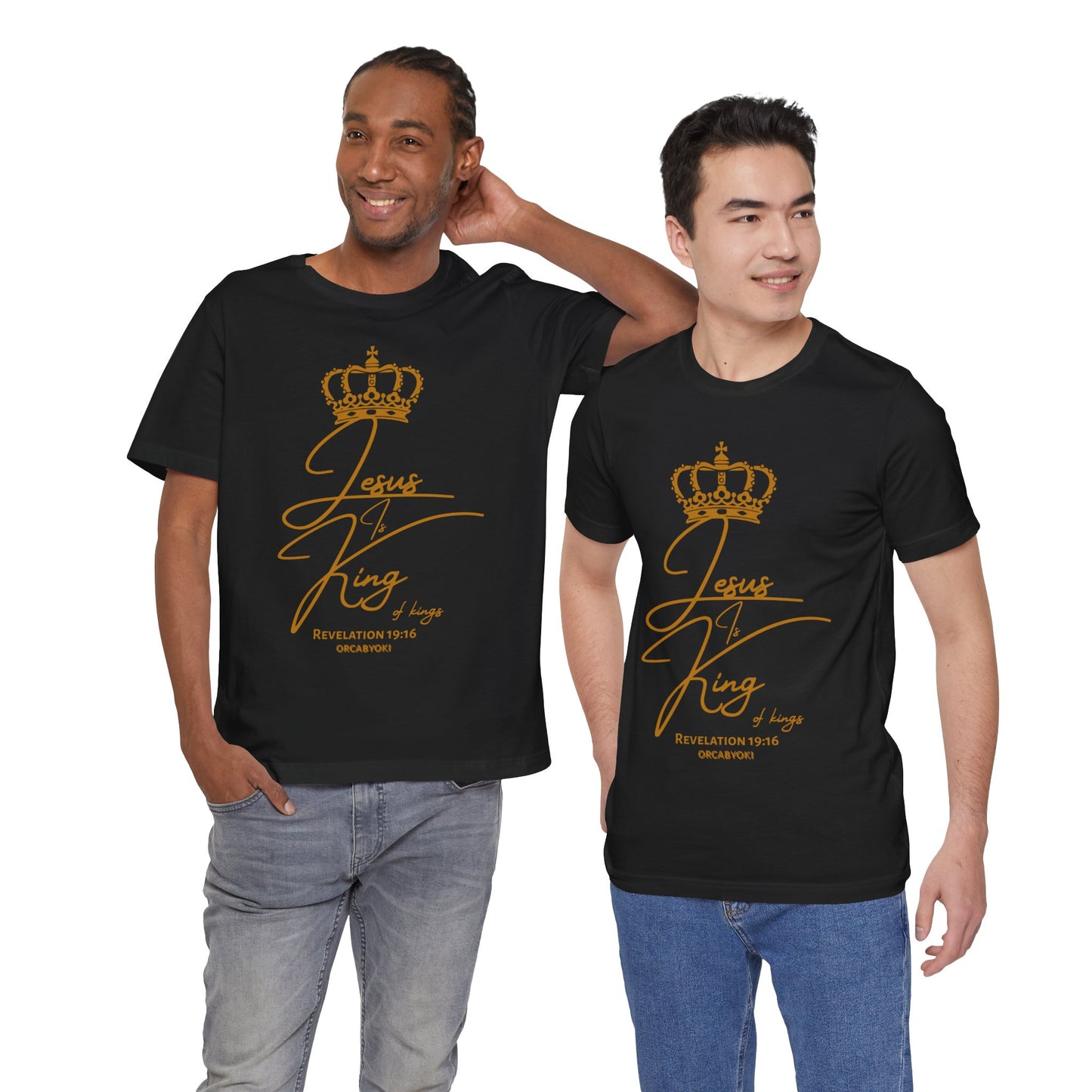 Jesus is King Christian Graphic Tee