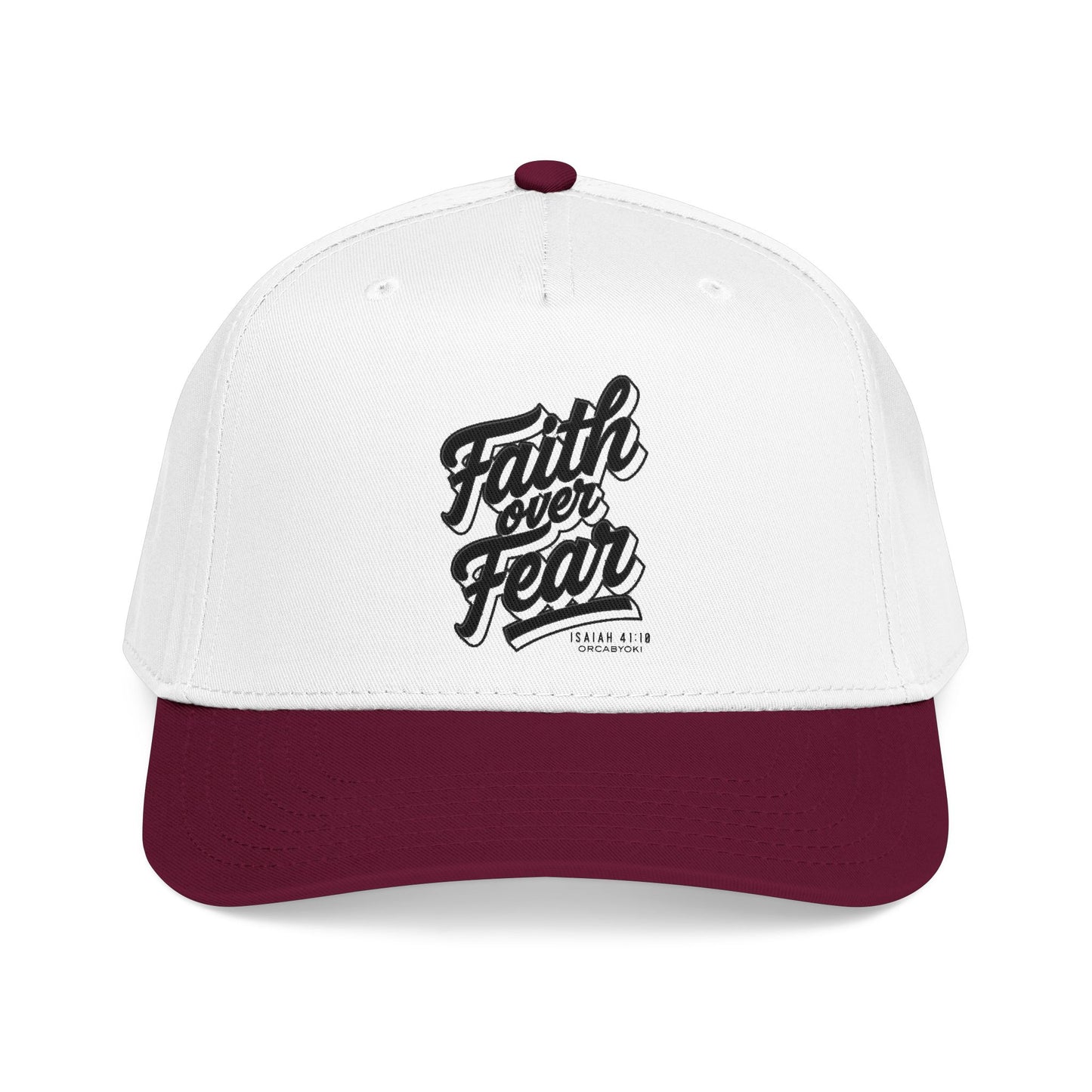 Faith Over Fear Baseball Cap – Faith-Inspired Isaiah 41:10 Hat