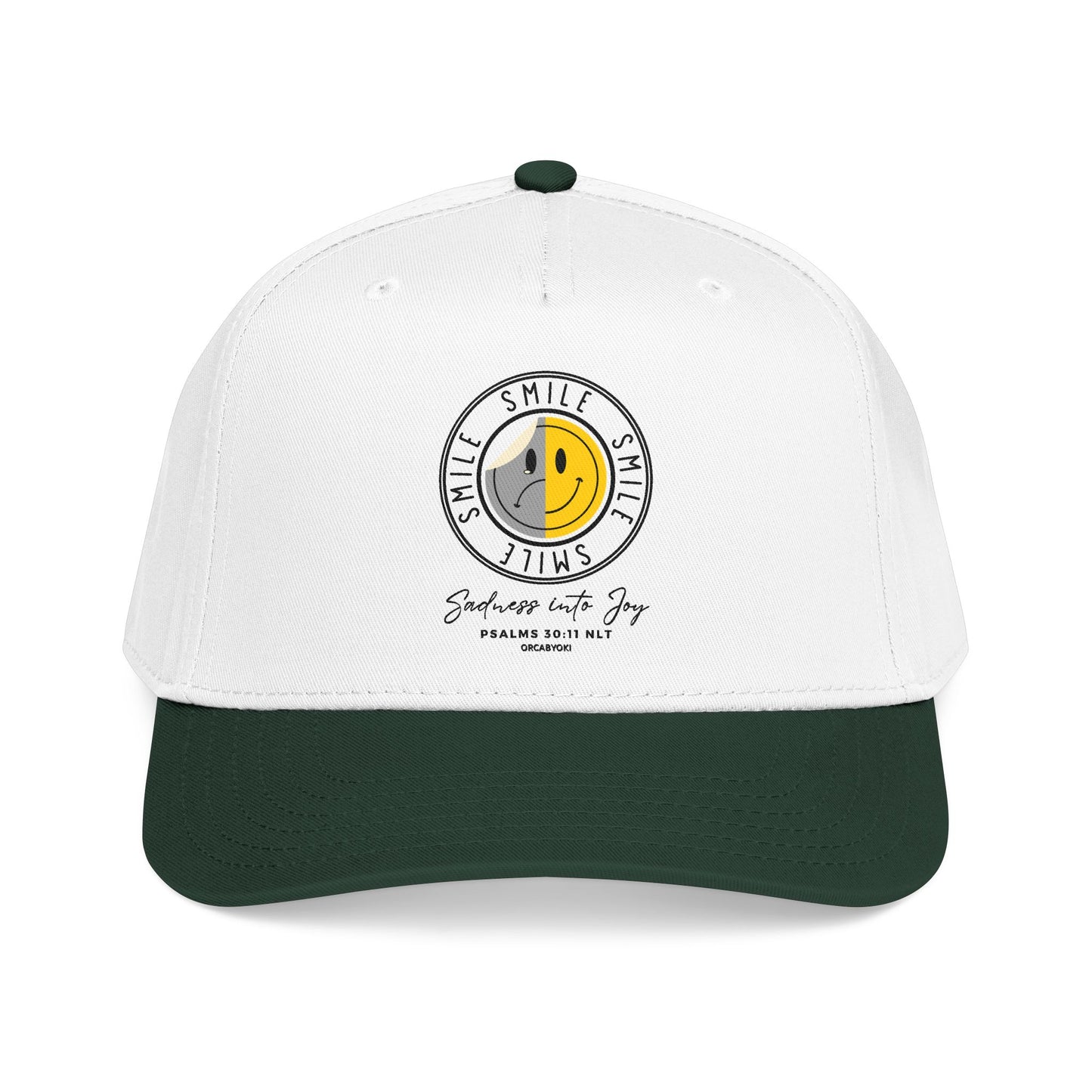 Sadness Into Joy Baseball Cap — Smiley Cap