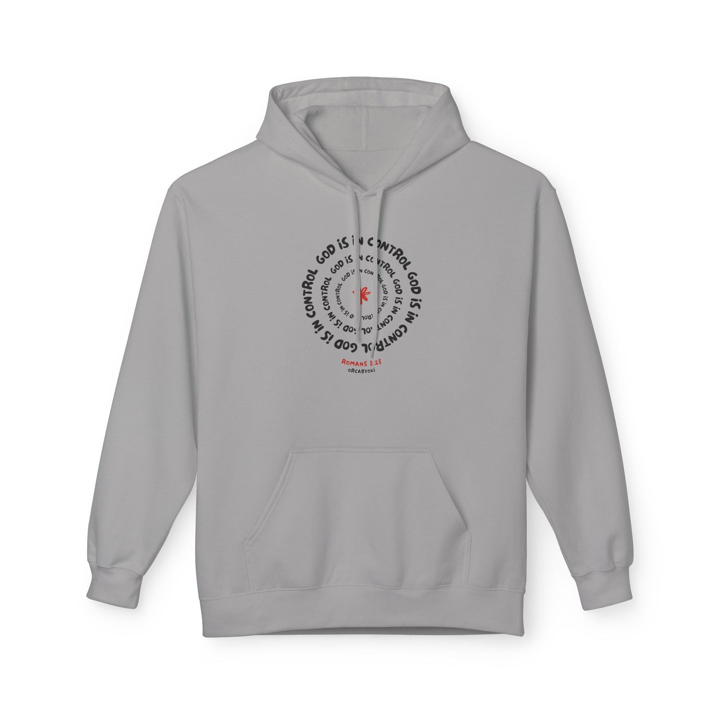 God is In Control Fleece Hoodie