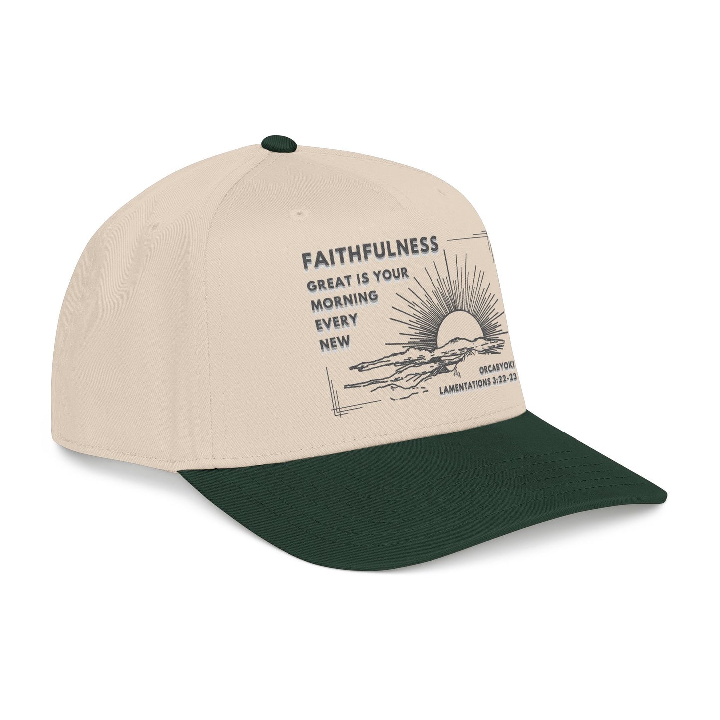 Grace Is Your Faithfulness Baseball Cap – Faith-Inspired Lamentation 3:22-23 Hat