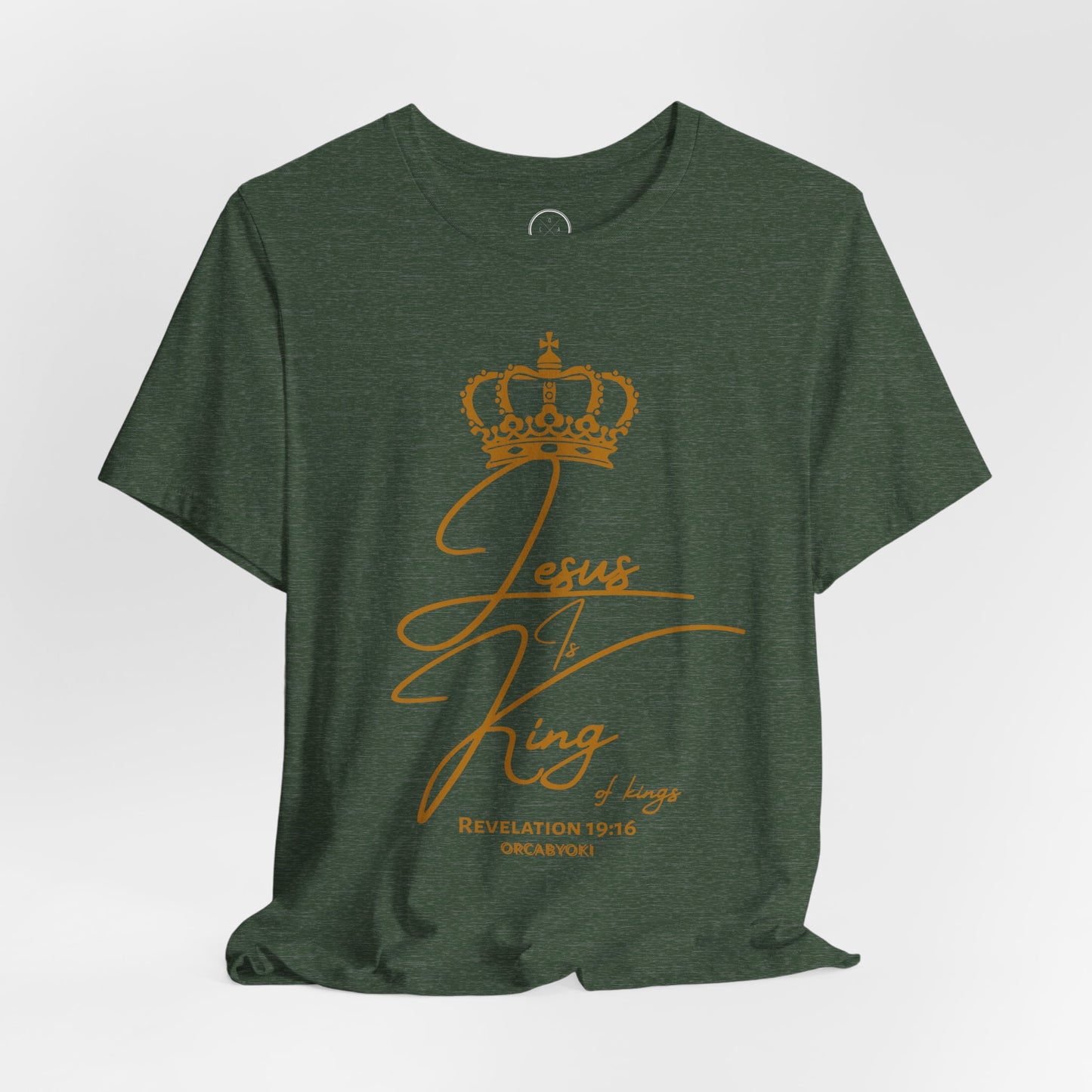 Jesus is King Christian Graphic Tee