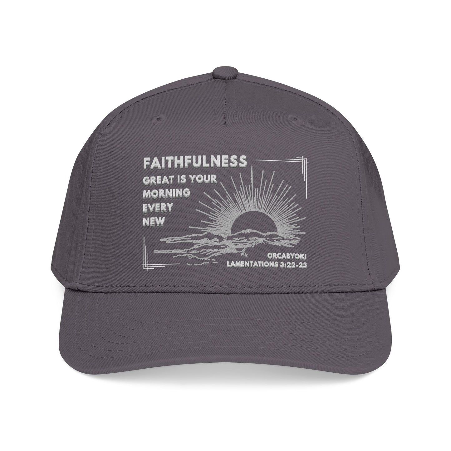 Grace Is Your Faithfulness Baseball Cap – Faith-Inspired Lamentation 3:22-23 Hat