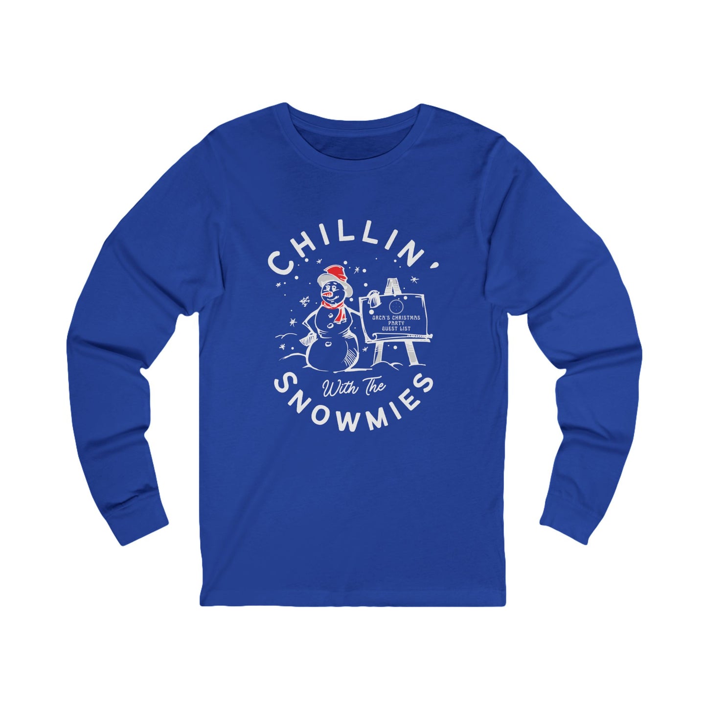 Christmas Chillin' Snowmie Long Sleeve Tee