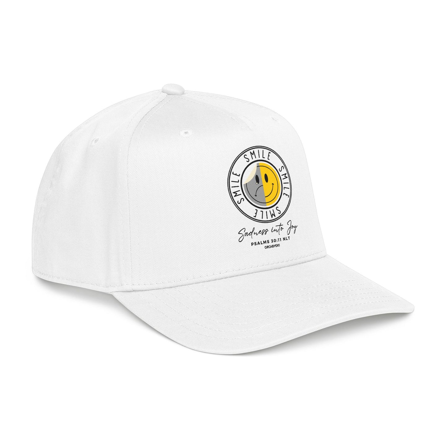 Sadness Into Joy Baseball Cap — Smiley Cap