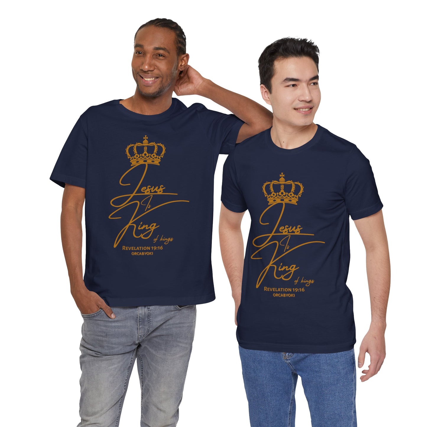 Jesus is King Christian Graphic Tee