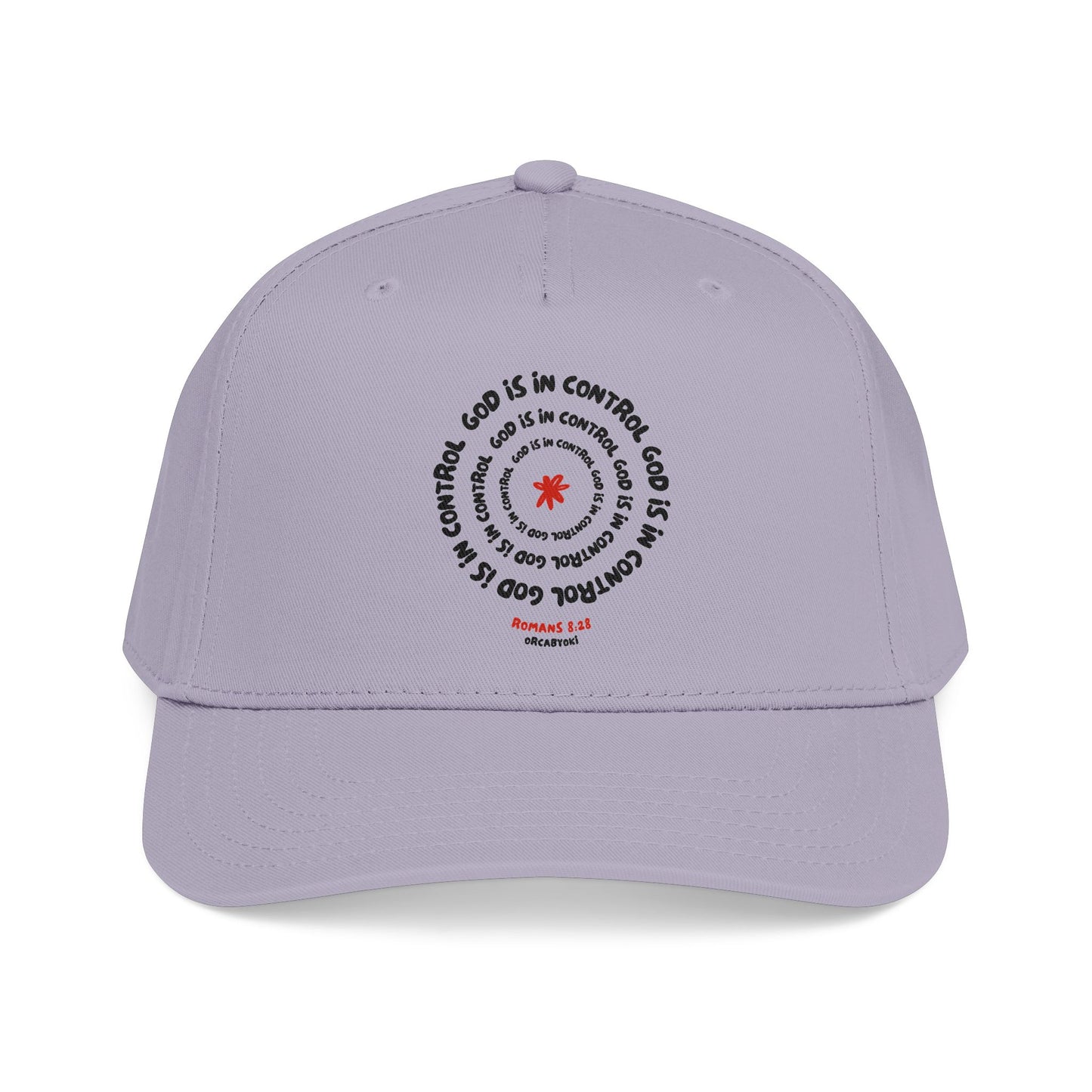 God Is In Control Baseball Cap – Faith-Inspired Romans 8:28 Hat