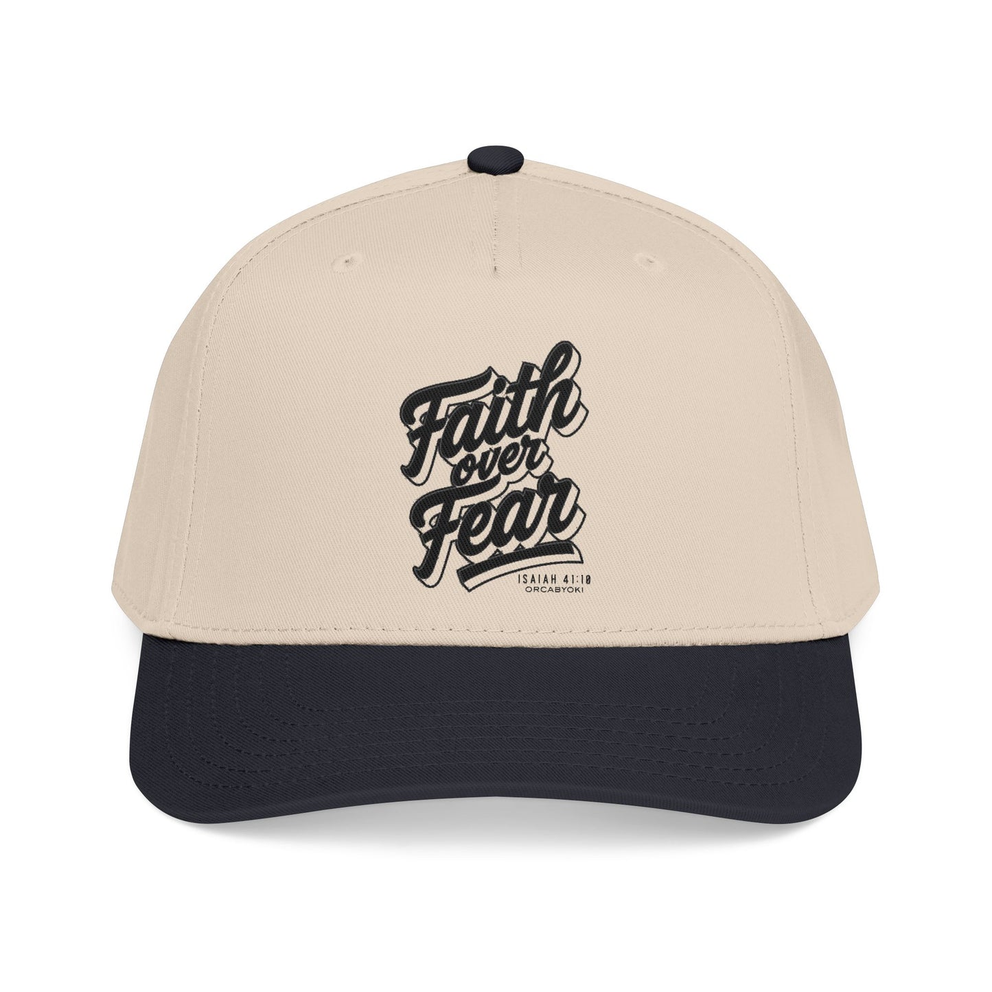 Faith Over Fear Baseball Cap – Faith-Inspired Isaiah 41:10 Hat