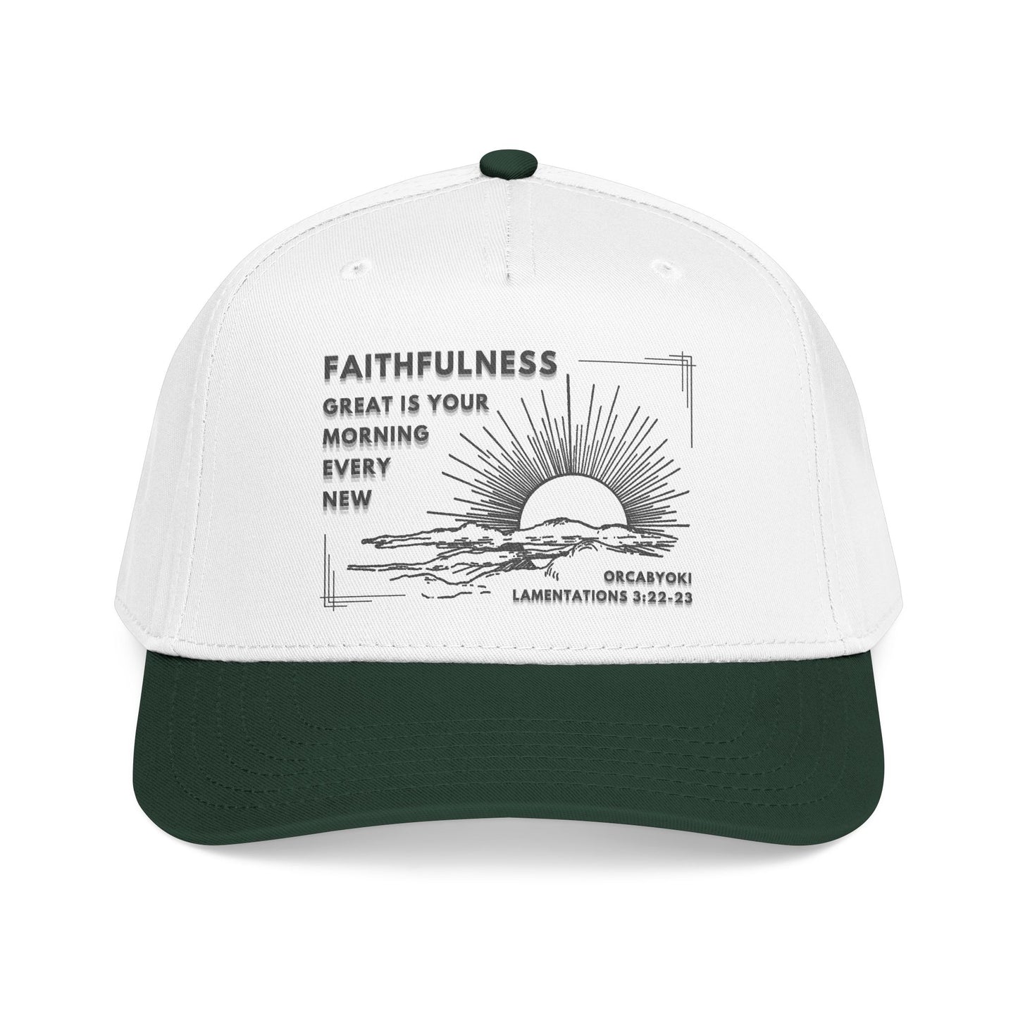 Grace Is Your Faithfulness Baseball Cap – Faith-Inspired Lamentation 3:22-23 Hat