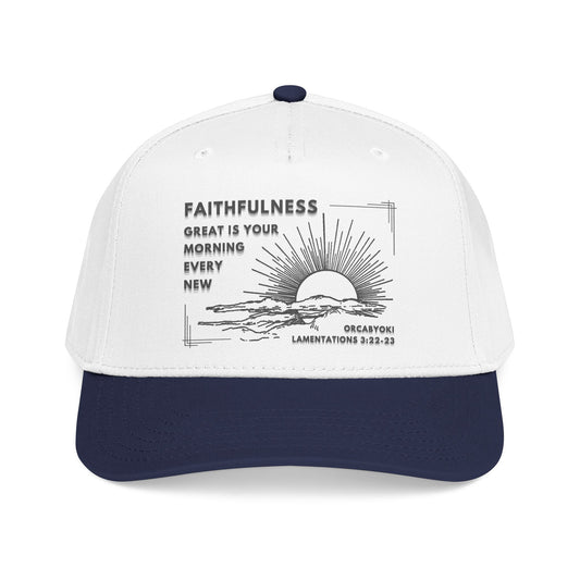 Grace Is Your Faithfulness Baseball Cap – Faith-Inspired Lamentation 3:22-23 Hat