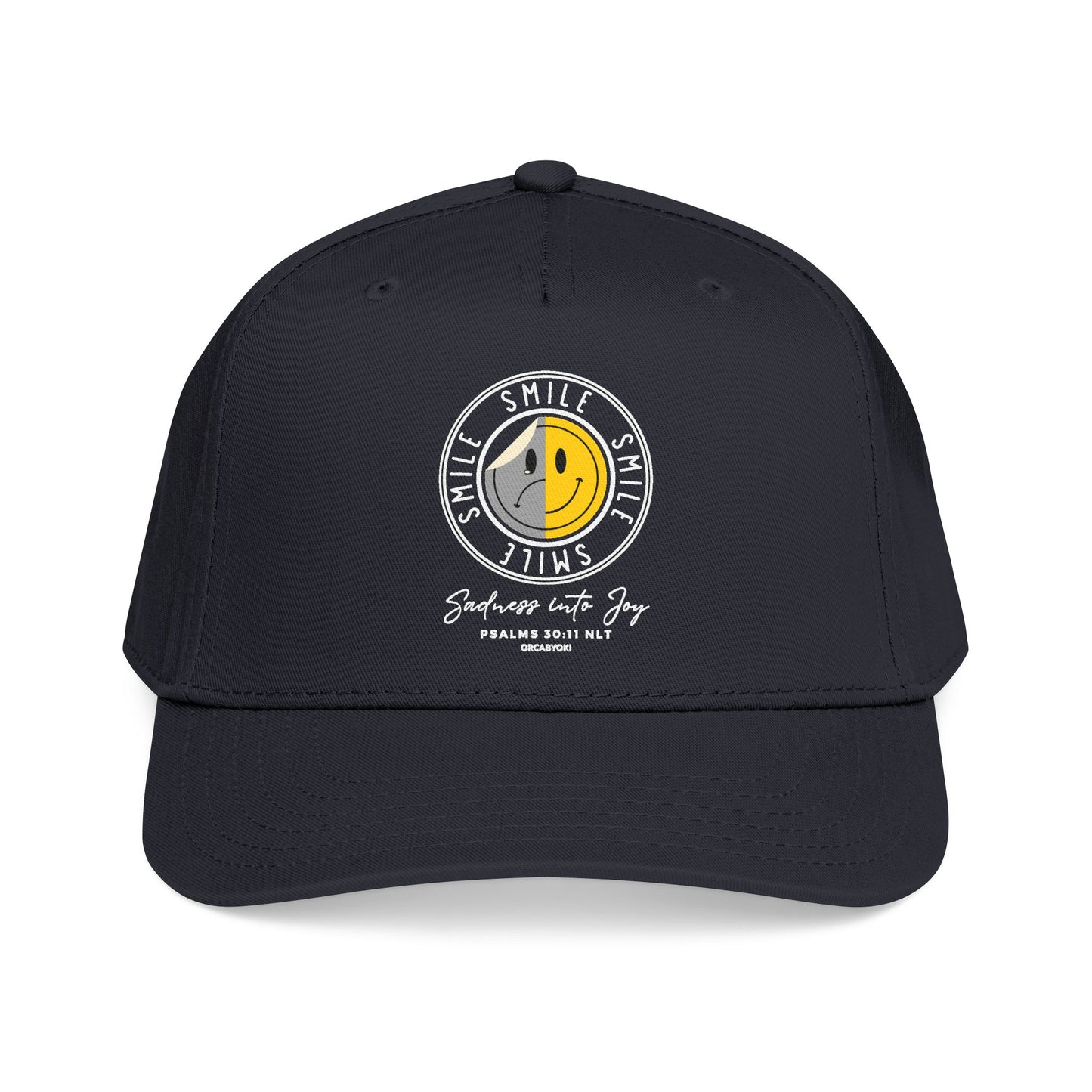 Sadness Into Joy Baseball Cap — Smiley Cap