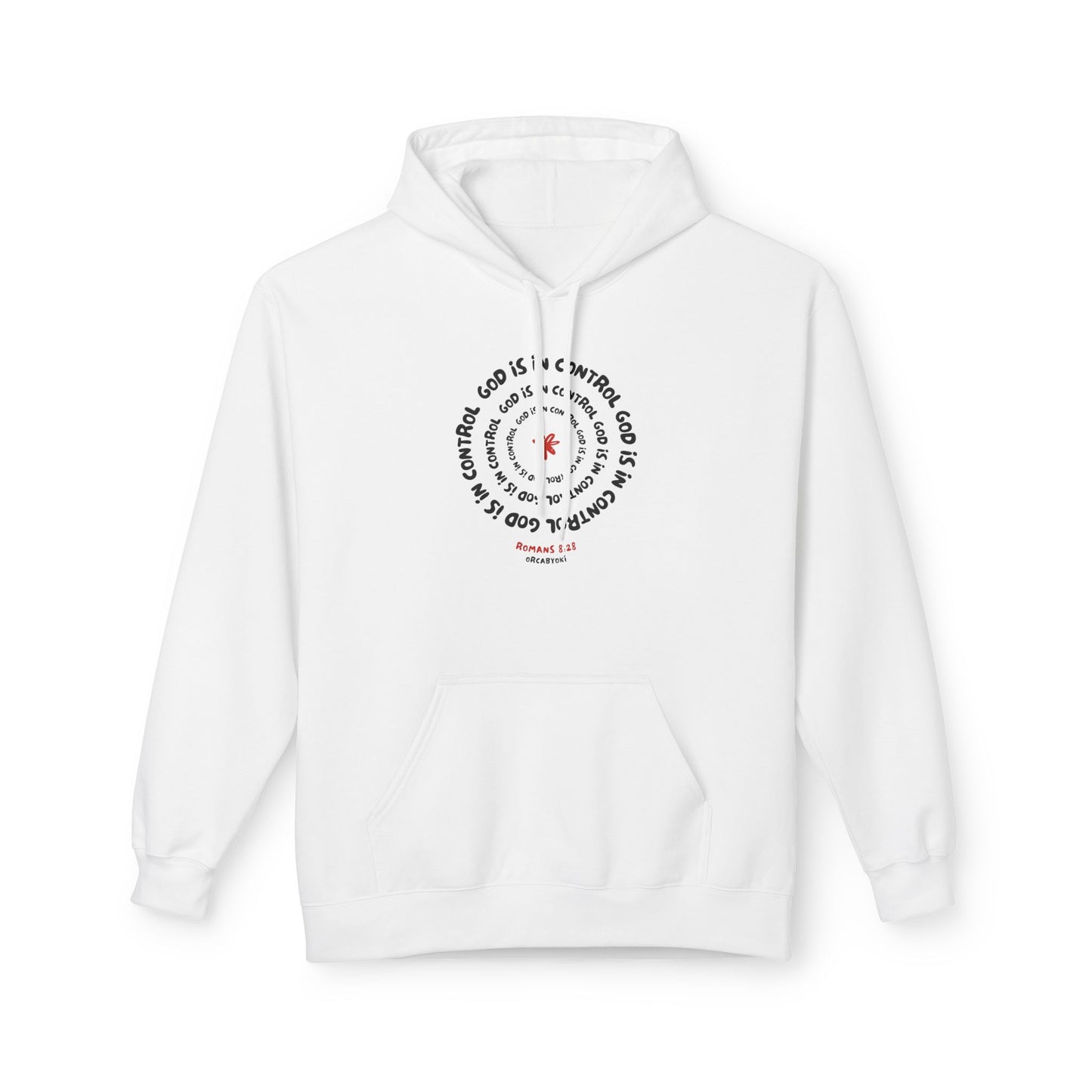 God is In Control Fleece Hoodie