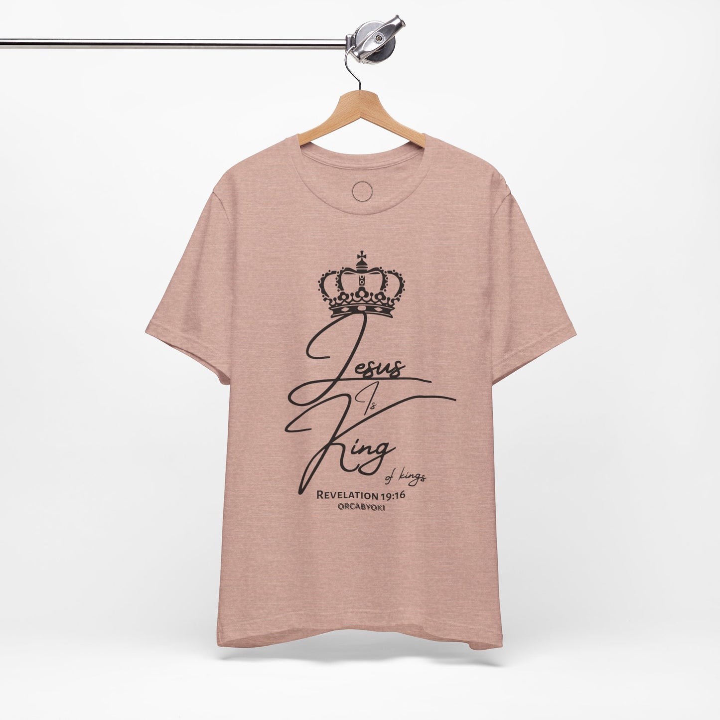 Jesus is King Christian Graphic Tee