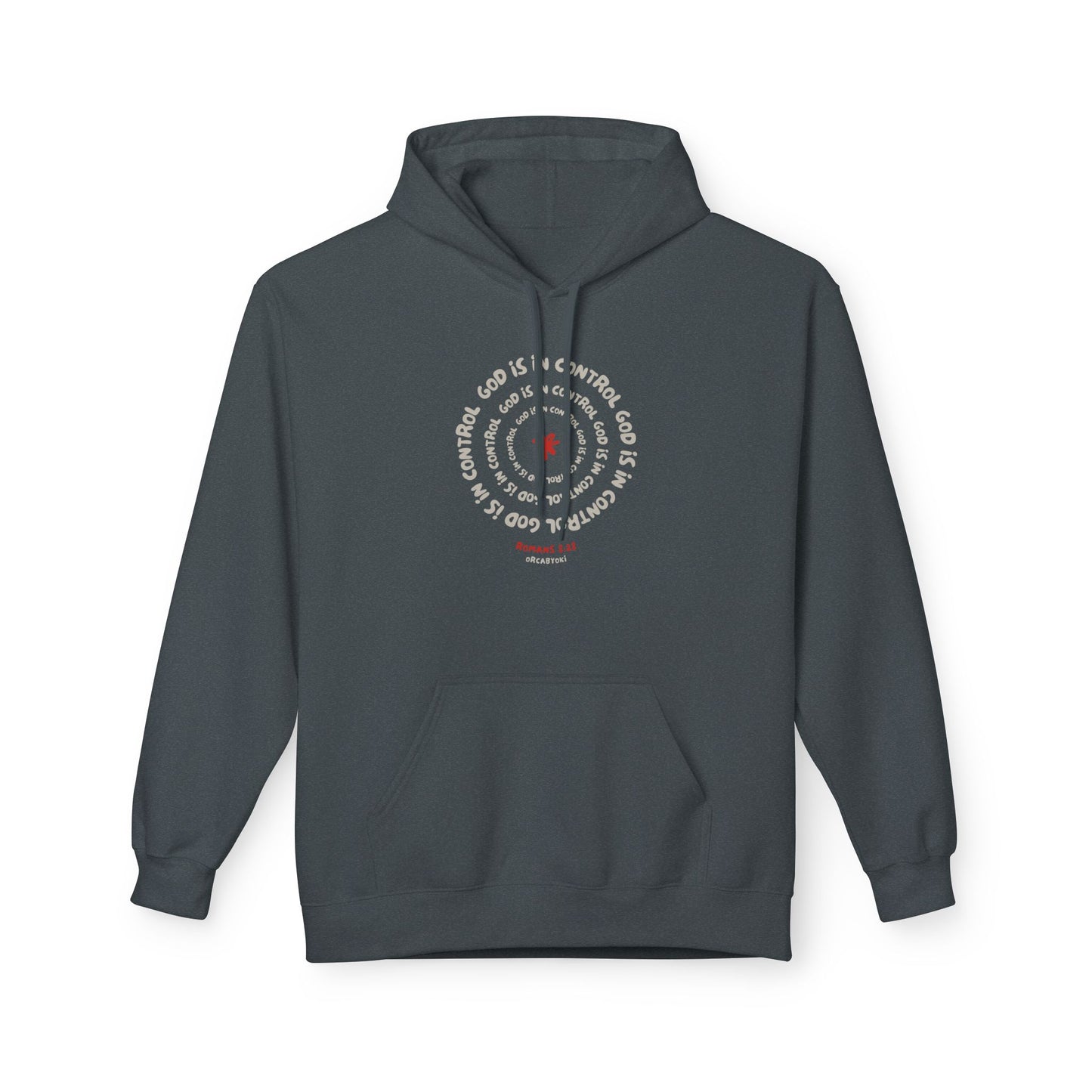 God is In Control Fleece Hoodie