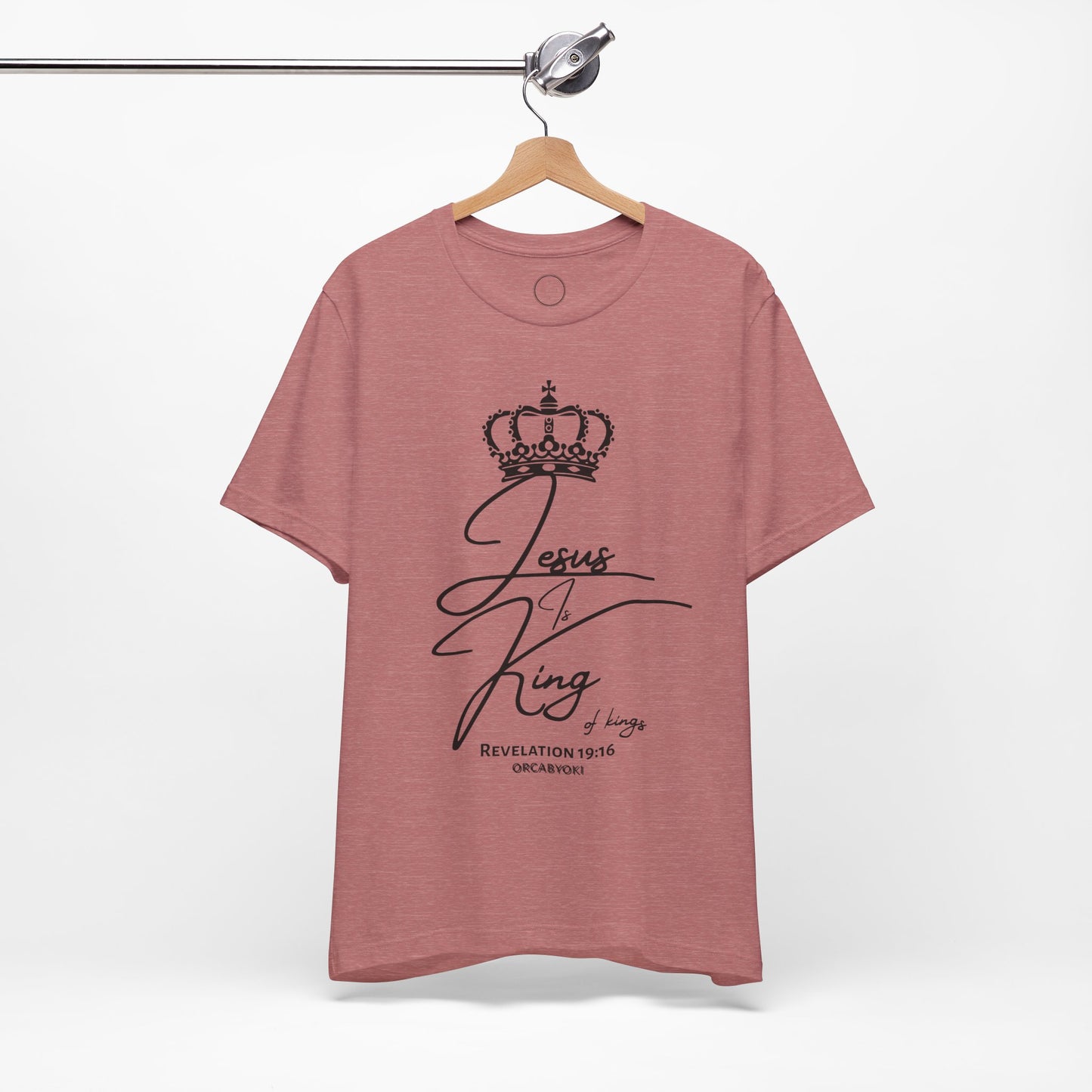 Jesus is King Christian Graphic Tee