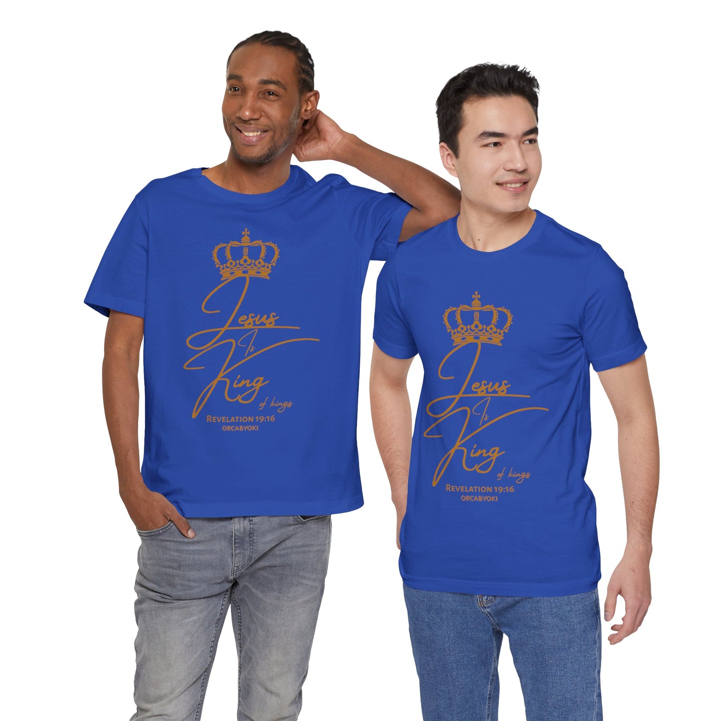 Jesus is King Christian Graphic Tee