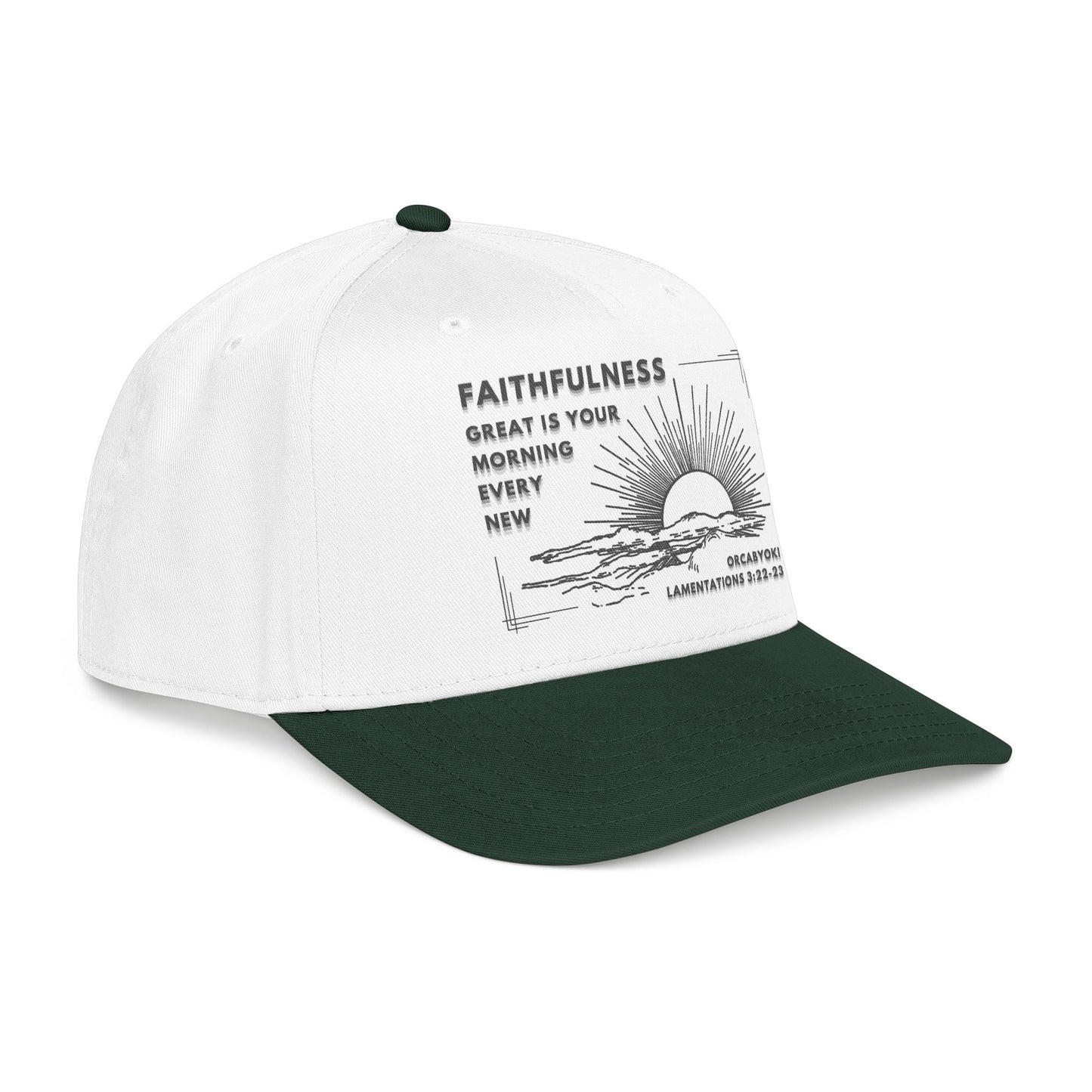 Grace Is Your Faithfulness Baseball Cap – Faith-Inspired Lamentation 3:22-23 Hat