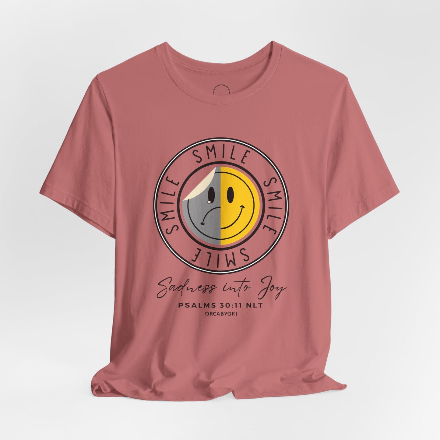 Smile - Sadness Into Joy Faith Tee