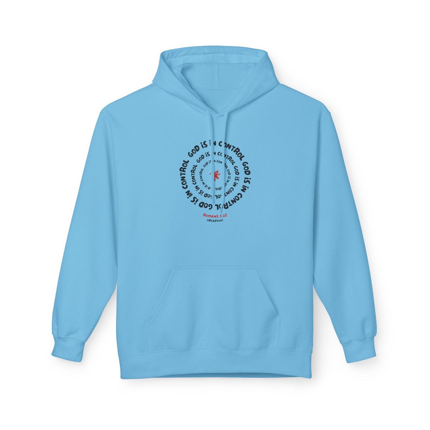 God is In Control Fleece Hoodie