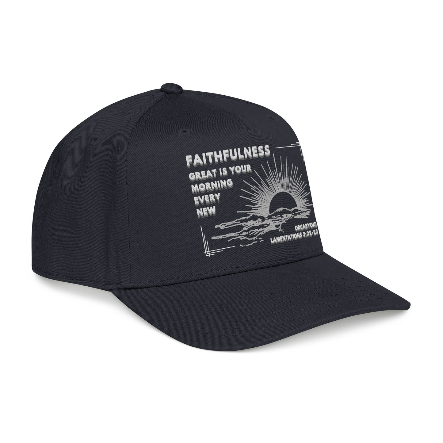 Grace Is Your Faithfulness Baseball Cap – Faith-Inspired Lamentation 3:22-23 Hat