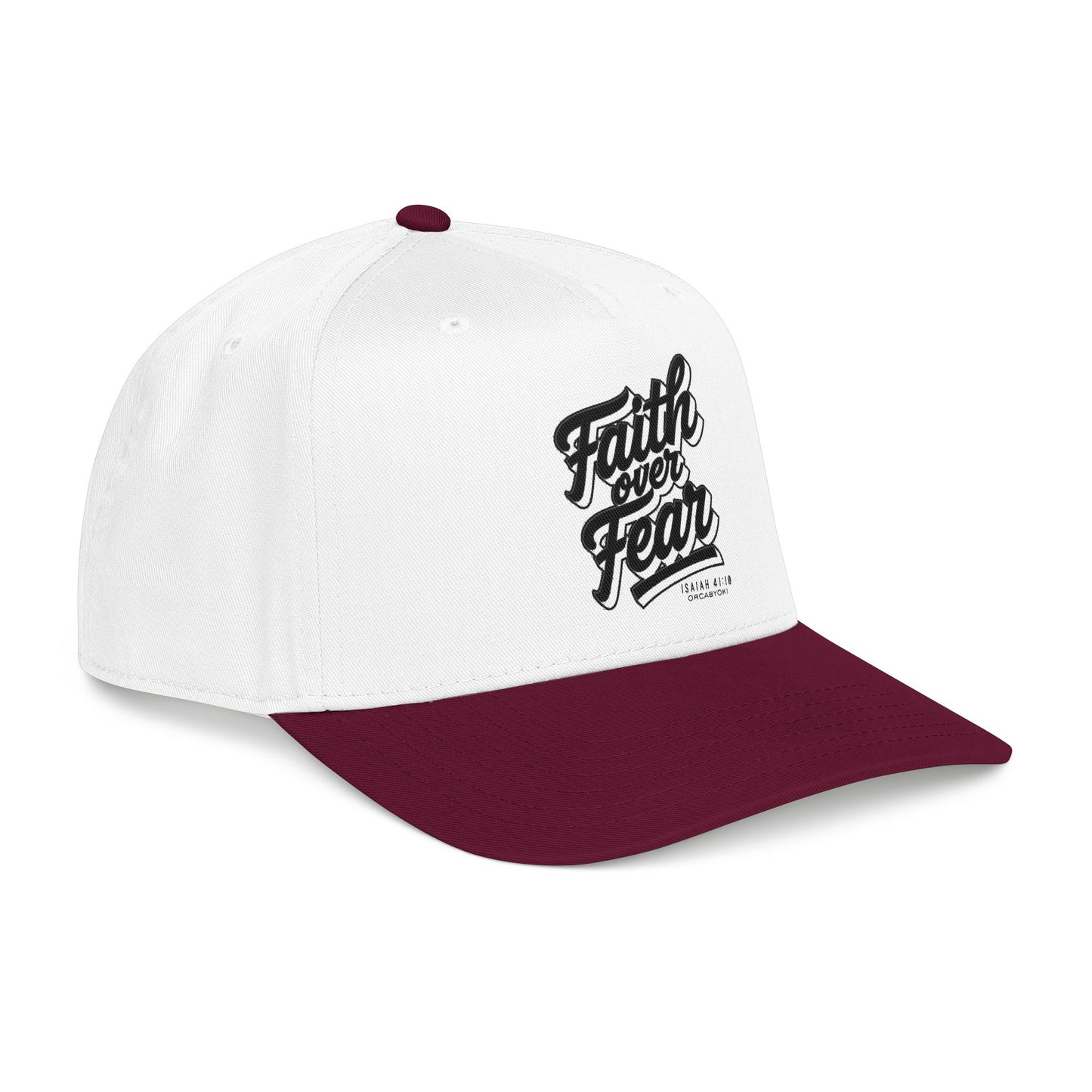 Faith Over Fear Baseball Cap – Faith-Inspired Isaiah 41:10 Hat
