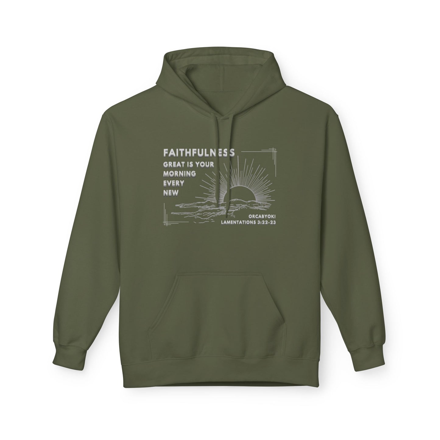 Great Is Your Faithfulness Fleece Hoodie