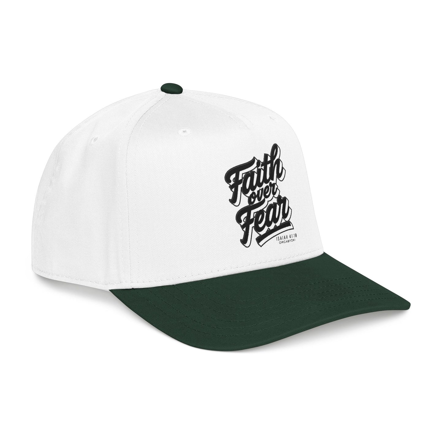 Faith Over Fear Baseball Cap – Faith-Inspired Isaiah 41:10 Hat