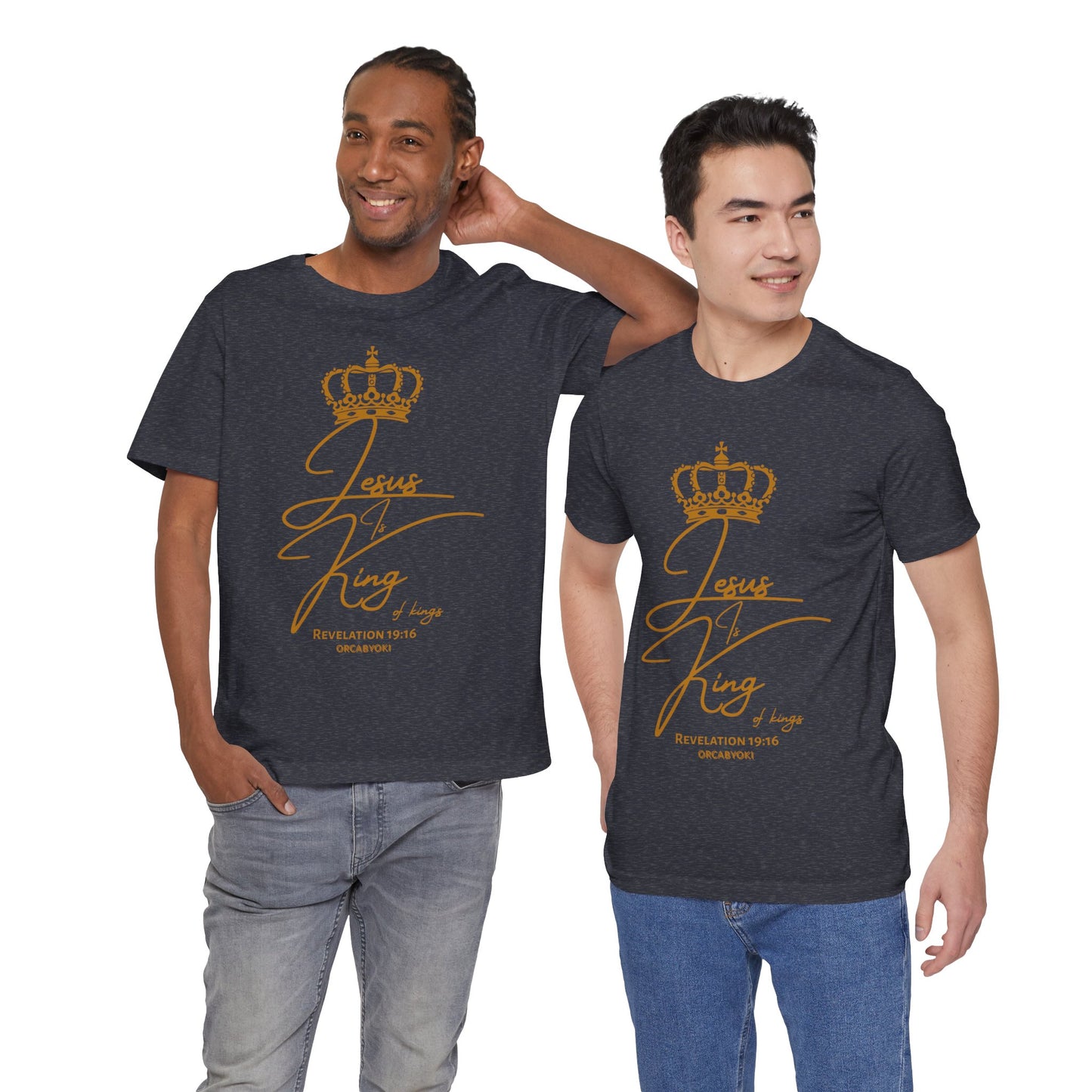 Jesus is King Christian Graphic Tee