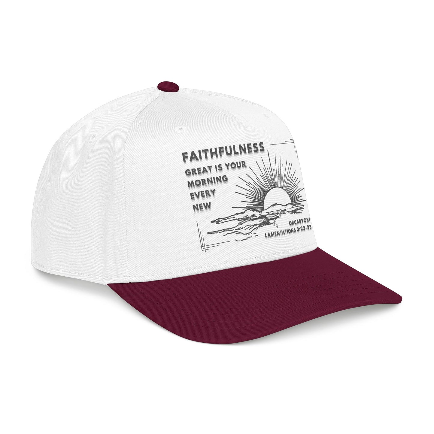 Grace Is Your Faithfulness Baseball Cap – Faith-Inspired Lamentation 3:22-23 Hat