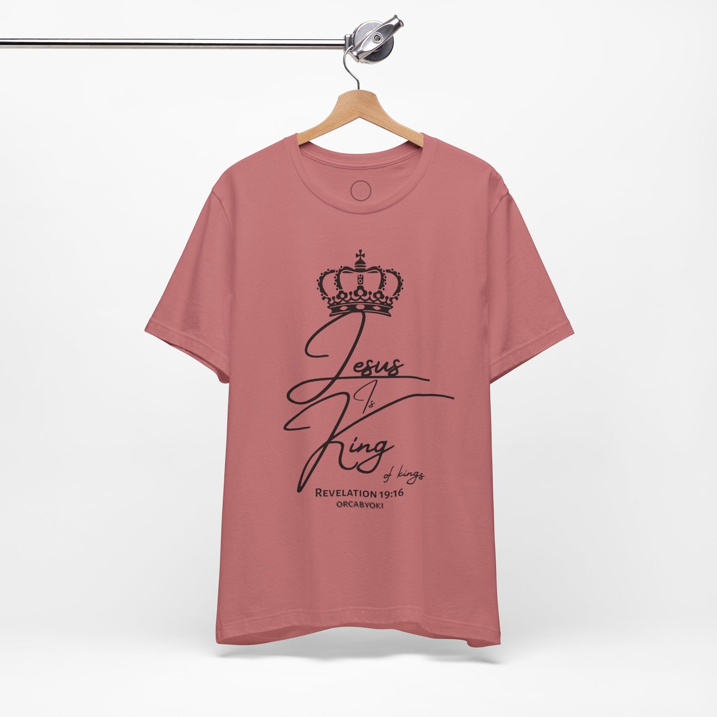 Jesus is King Christian Graphic Tee