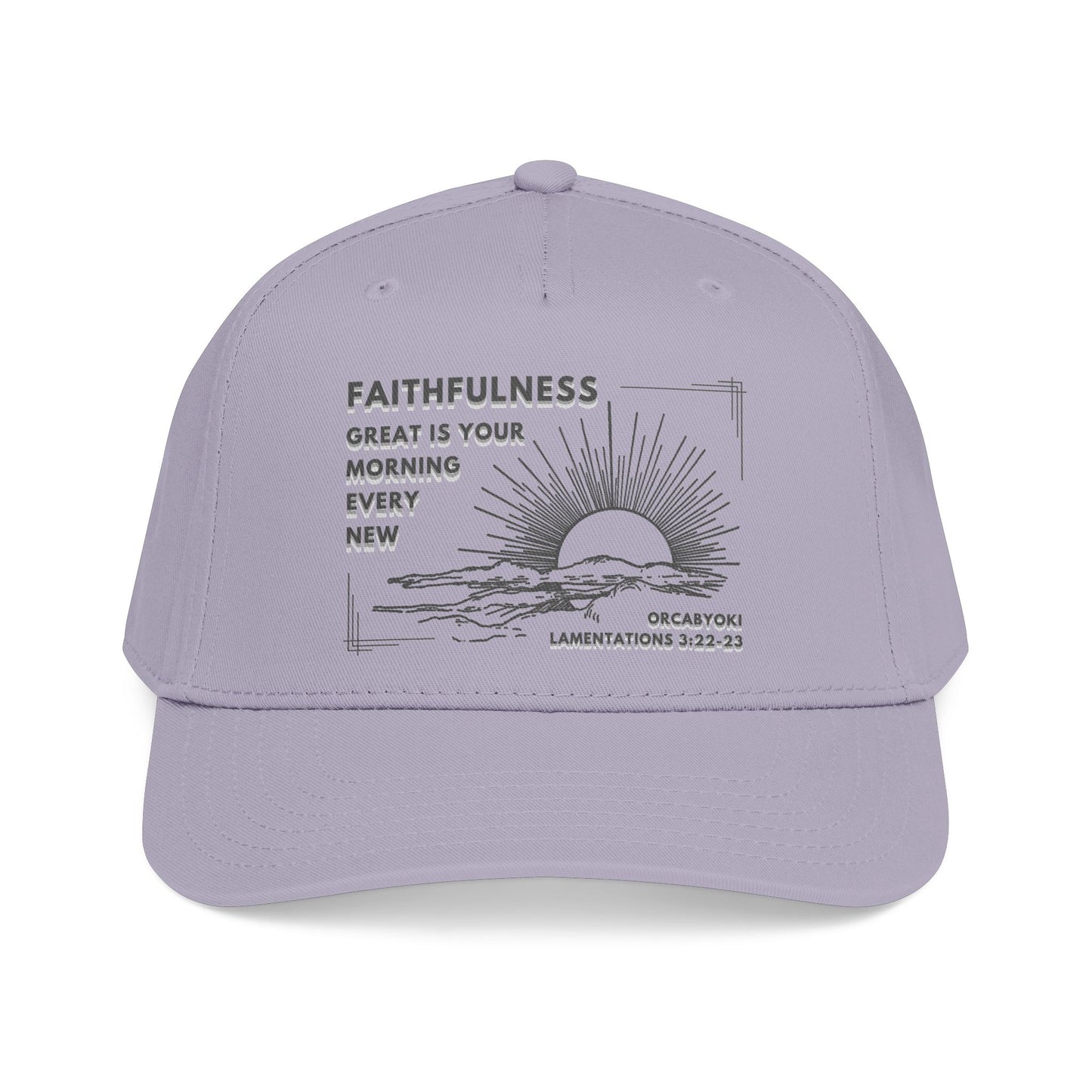 Grace Is Your Faithfulness Baseball Cap – Faith-Inspired Lamentation 3:22-23 Hat