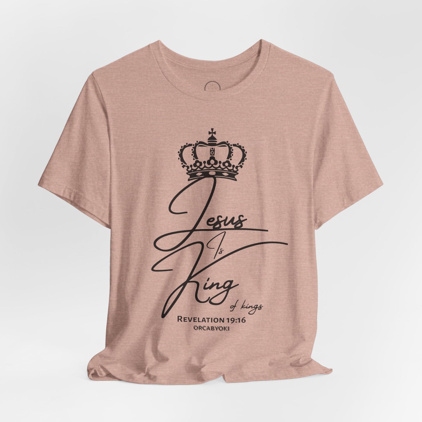 Jesus is King Christian Graphic Tee